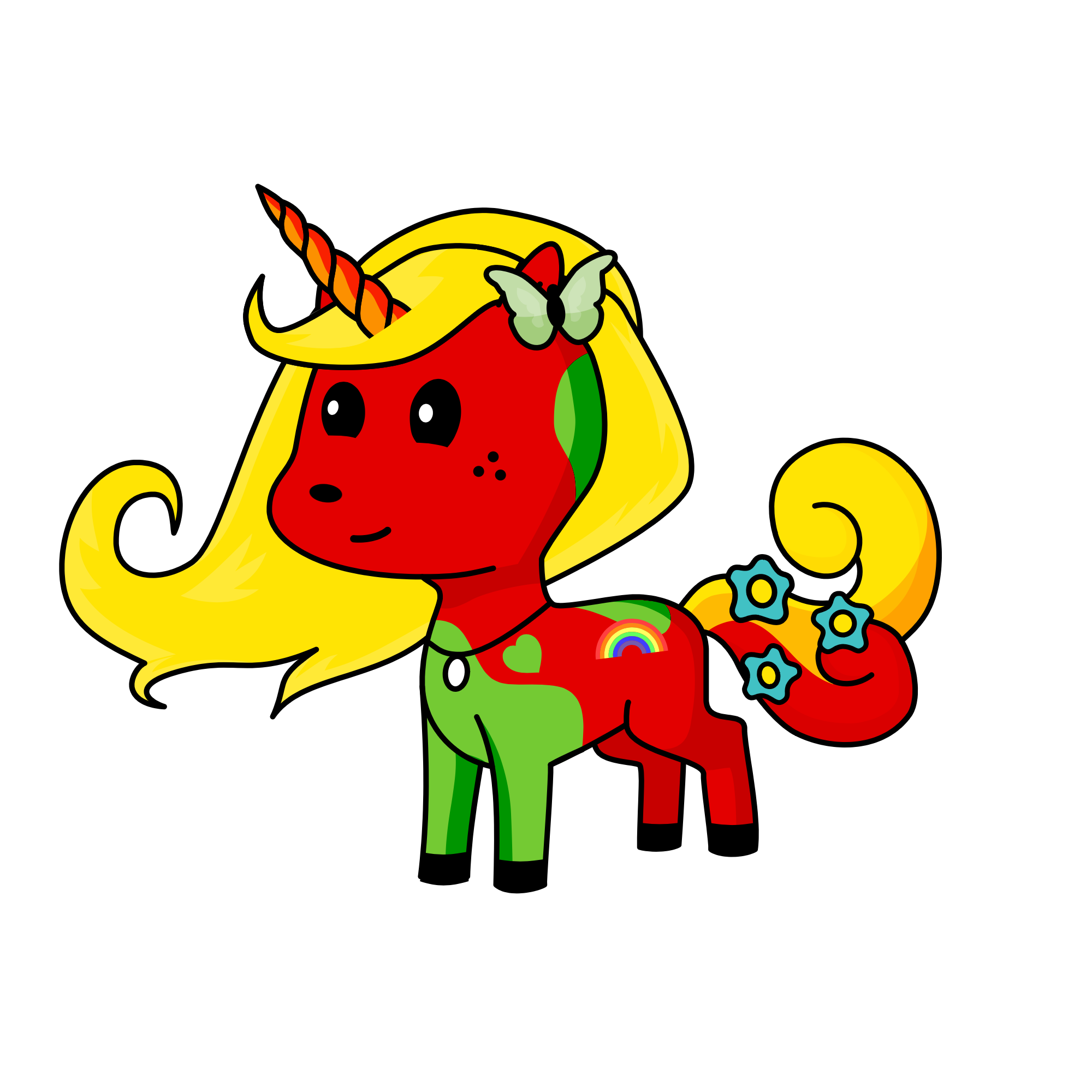 Rose, the unicorn