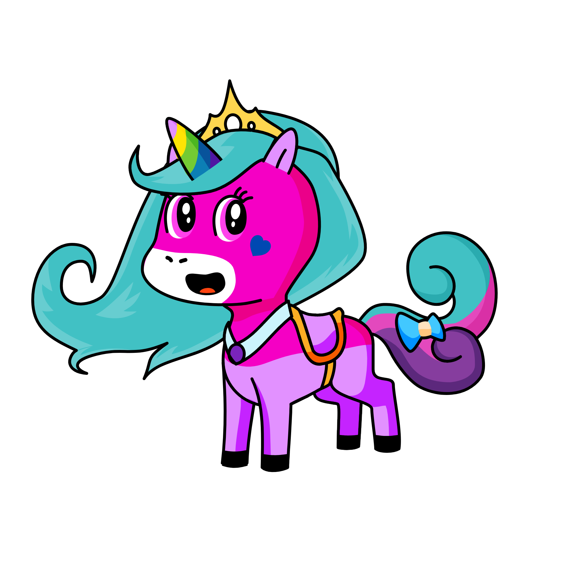 Skittle , the unicorn