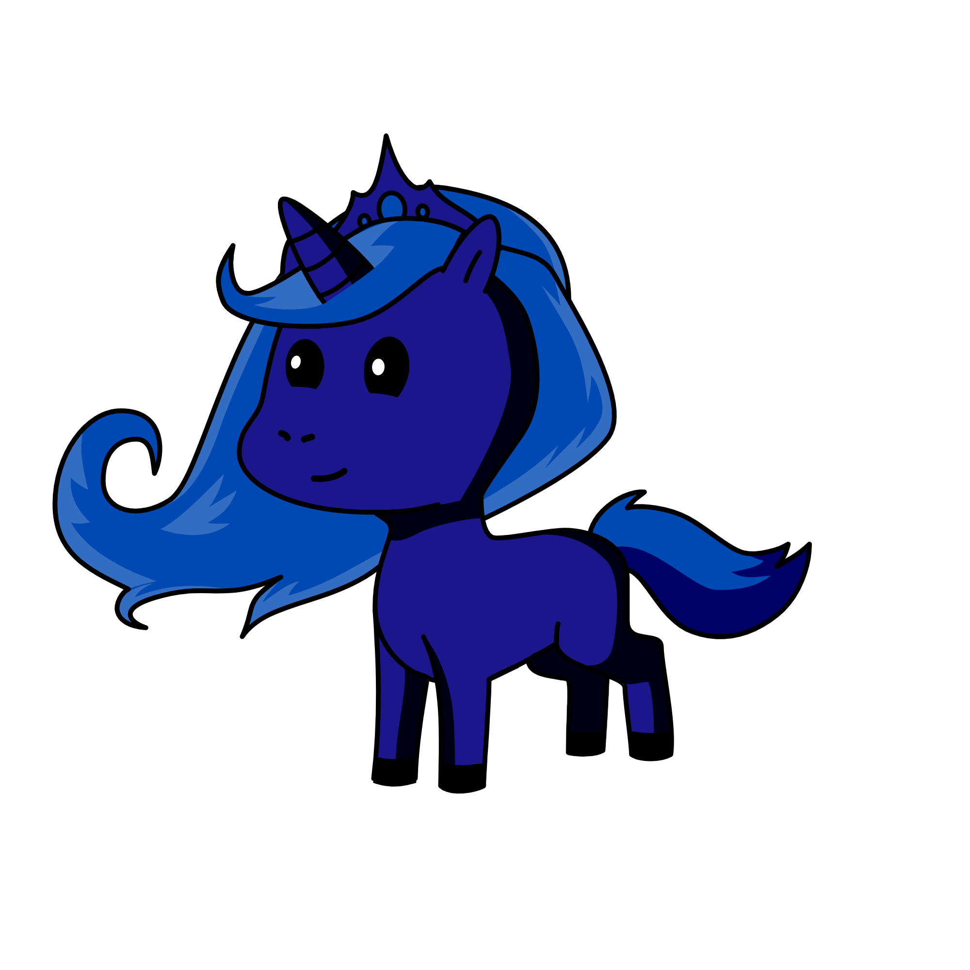 princess luna, the unicorn