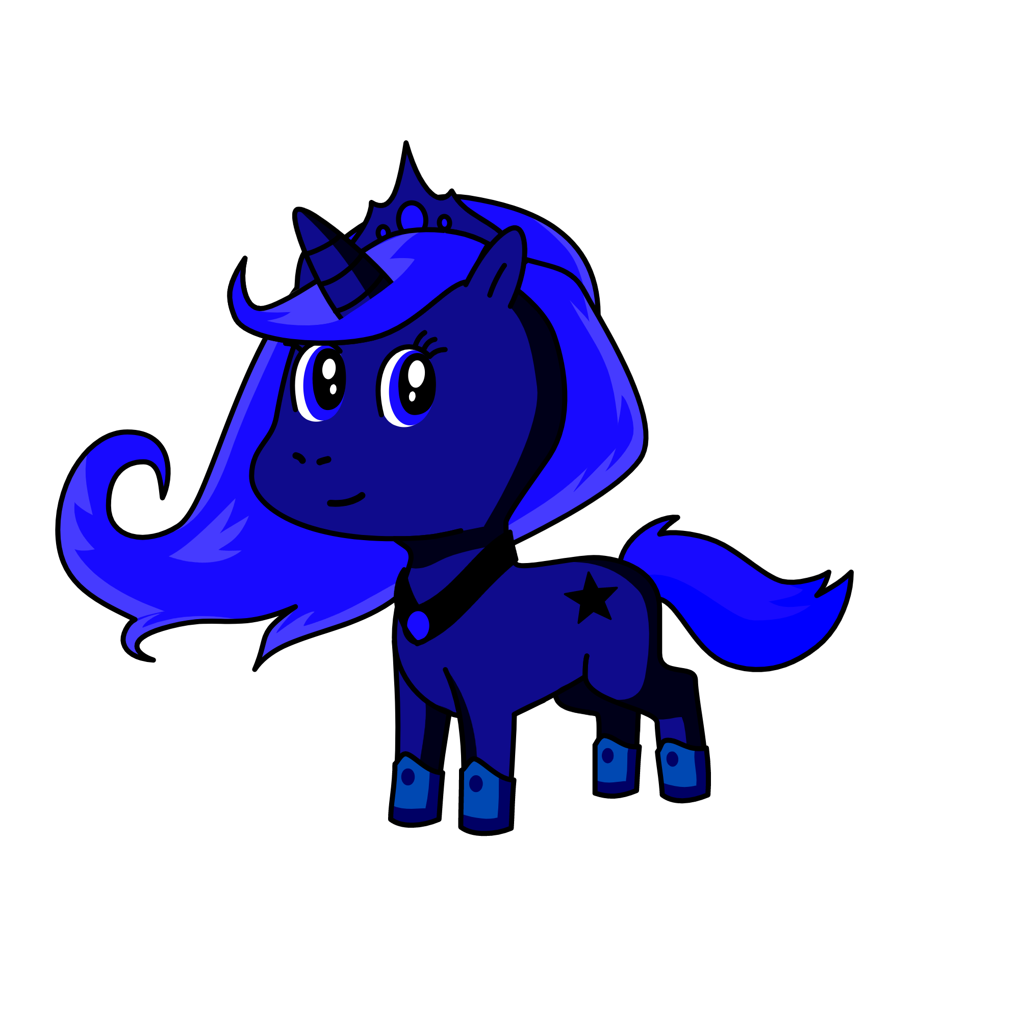 princess luna, the unicorn