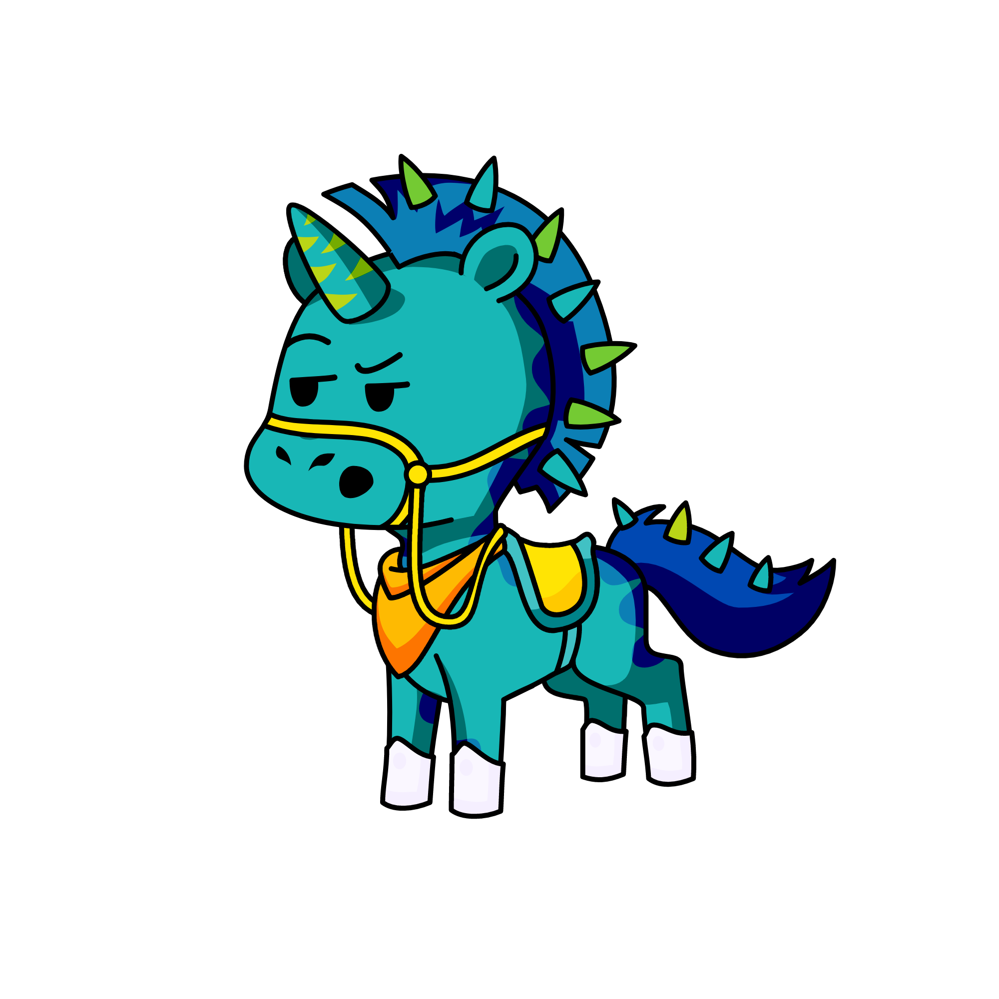 GREEN, the unicorn