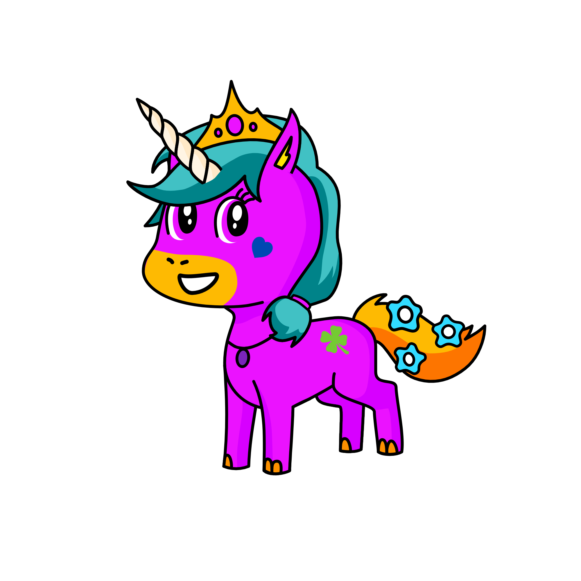 Cupcake, the unicorn