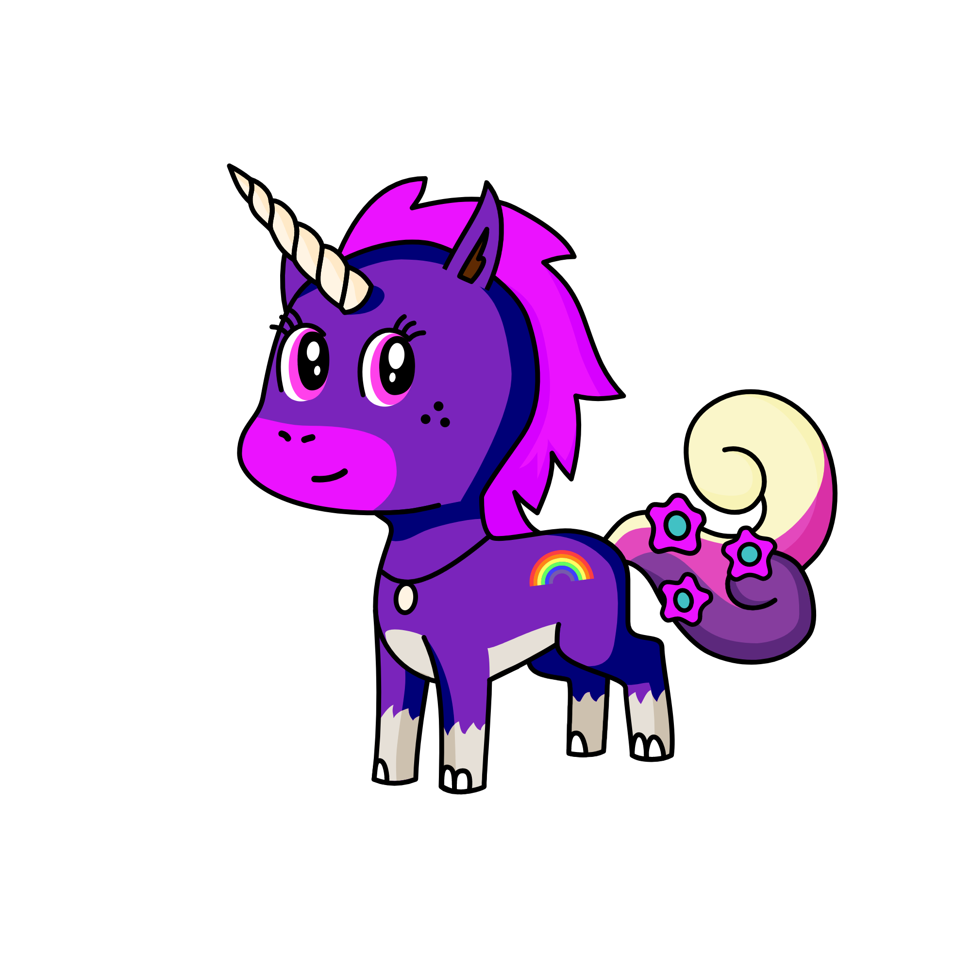 Cupcake, the unicorn