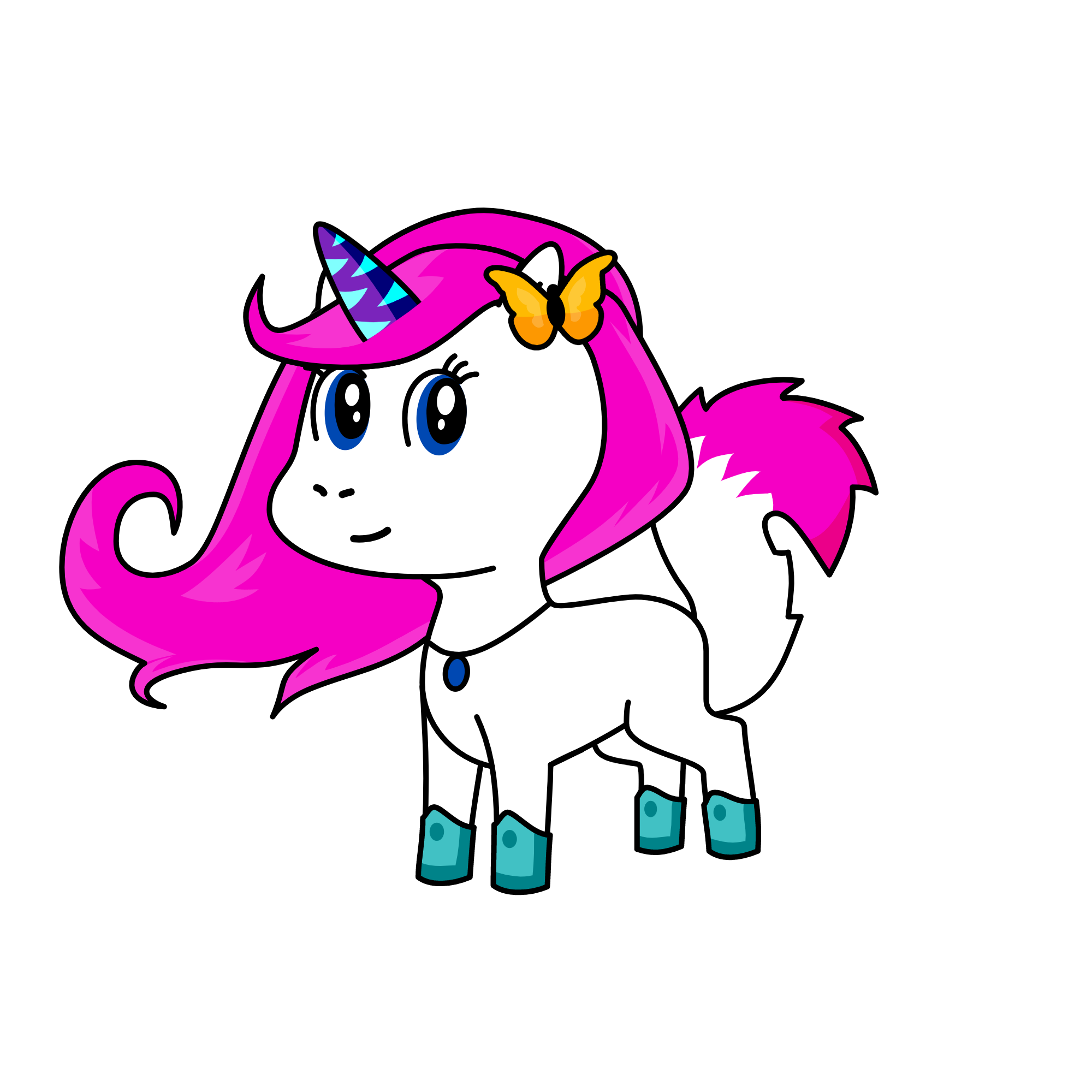 Mrs. Luna, the unicorn