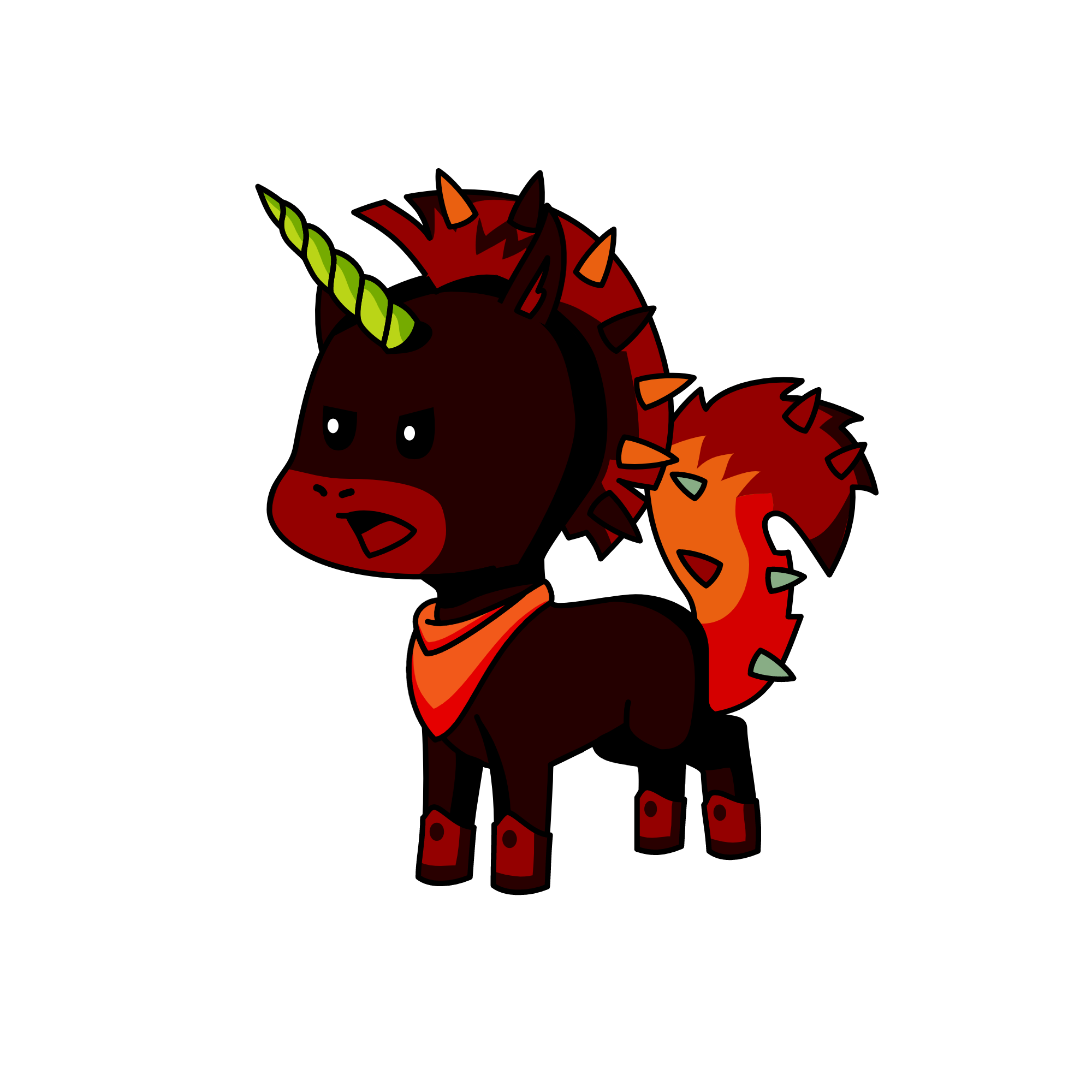 Professor of Evil, the unicorn
