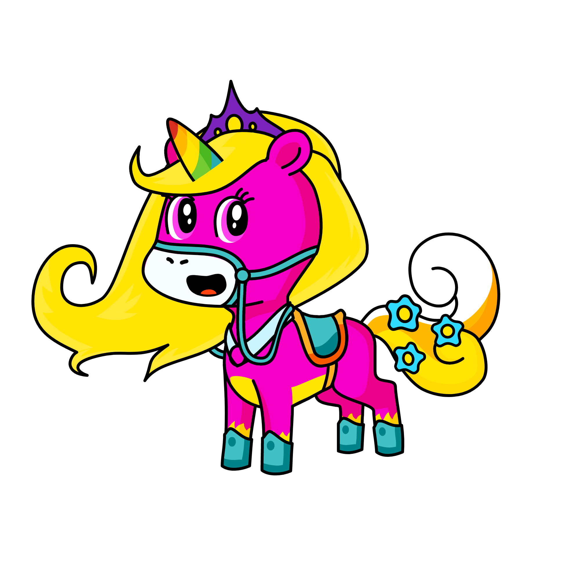 glitter , the unicorn