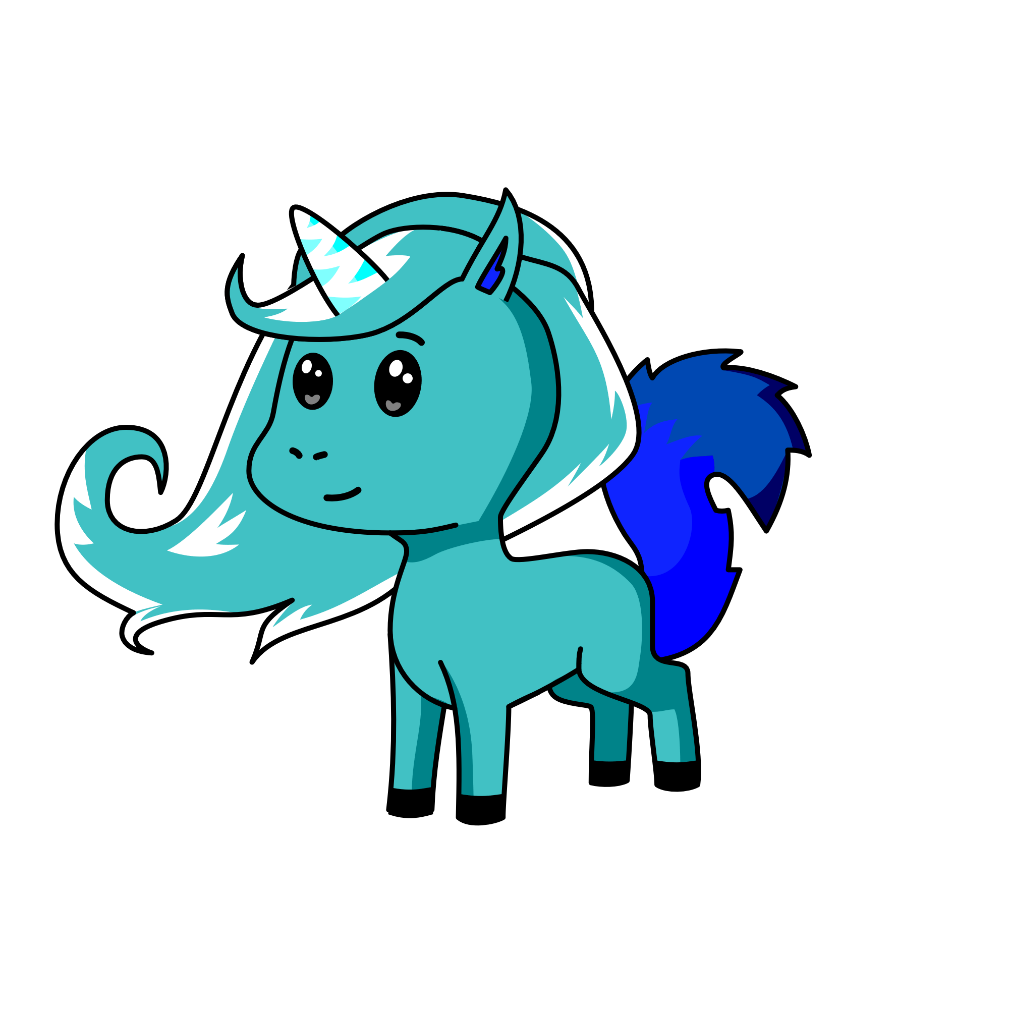 cloldy, the unicorn