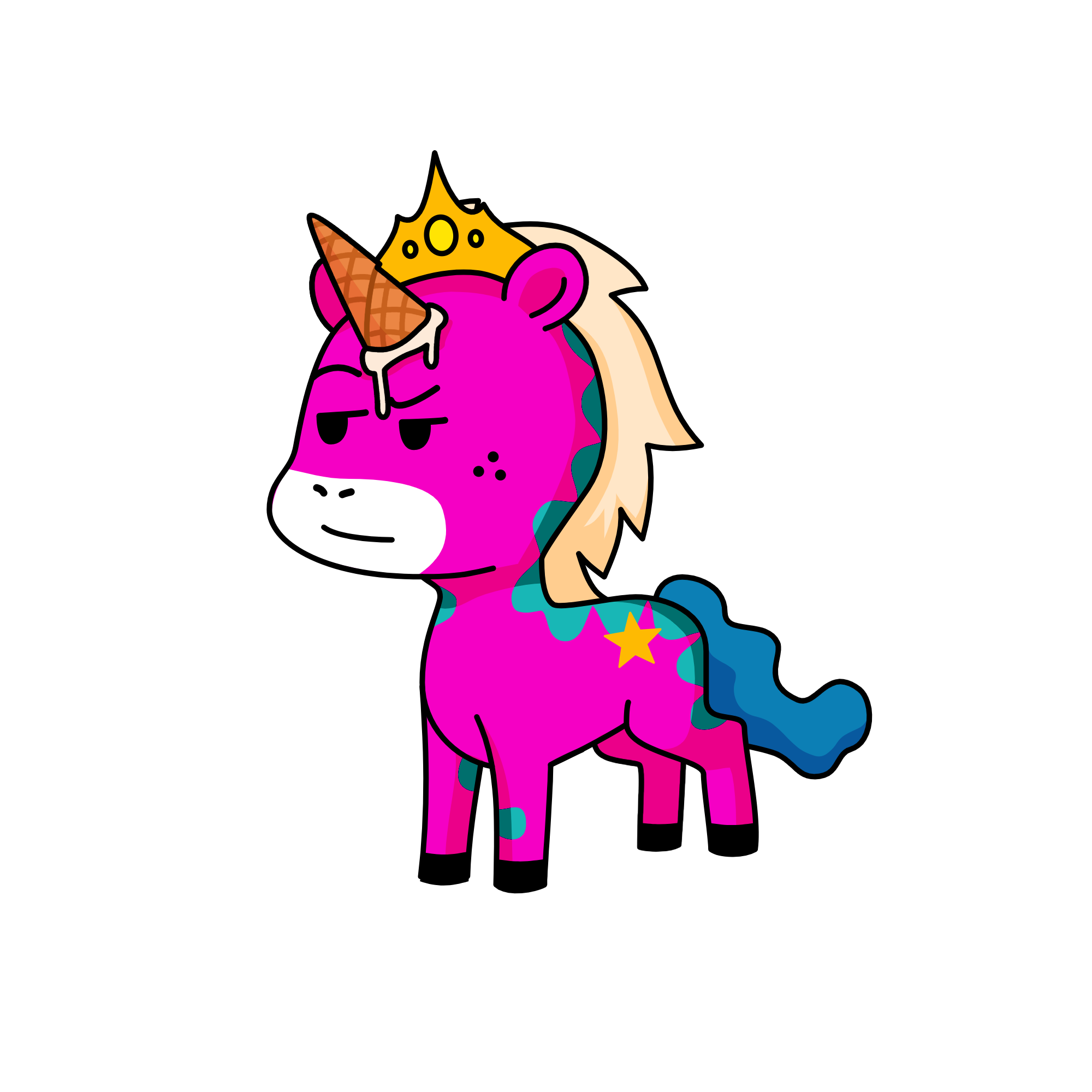 h, the unicorn