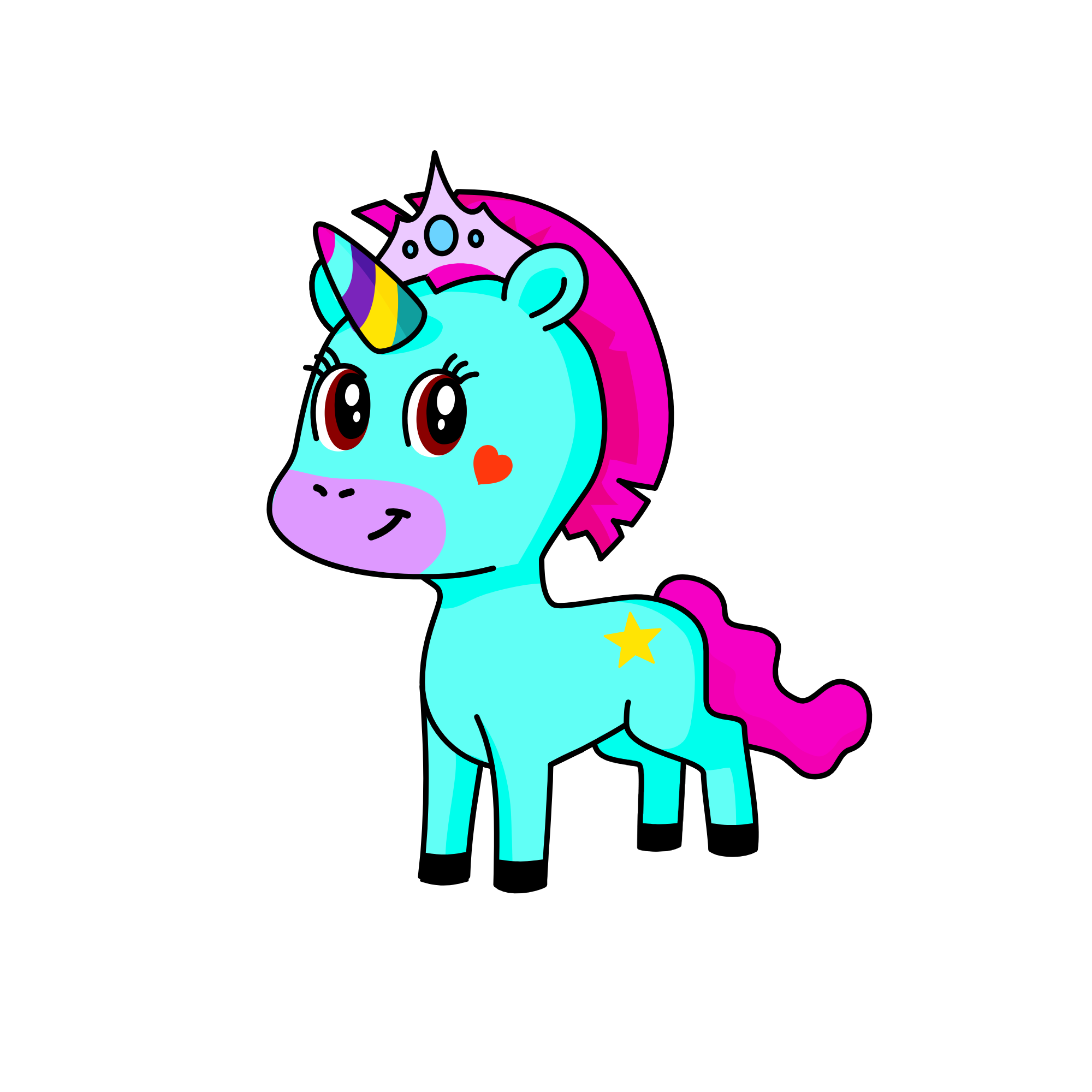 Pony, the unicorn