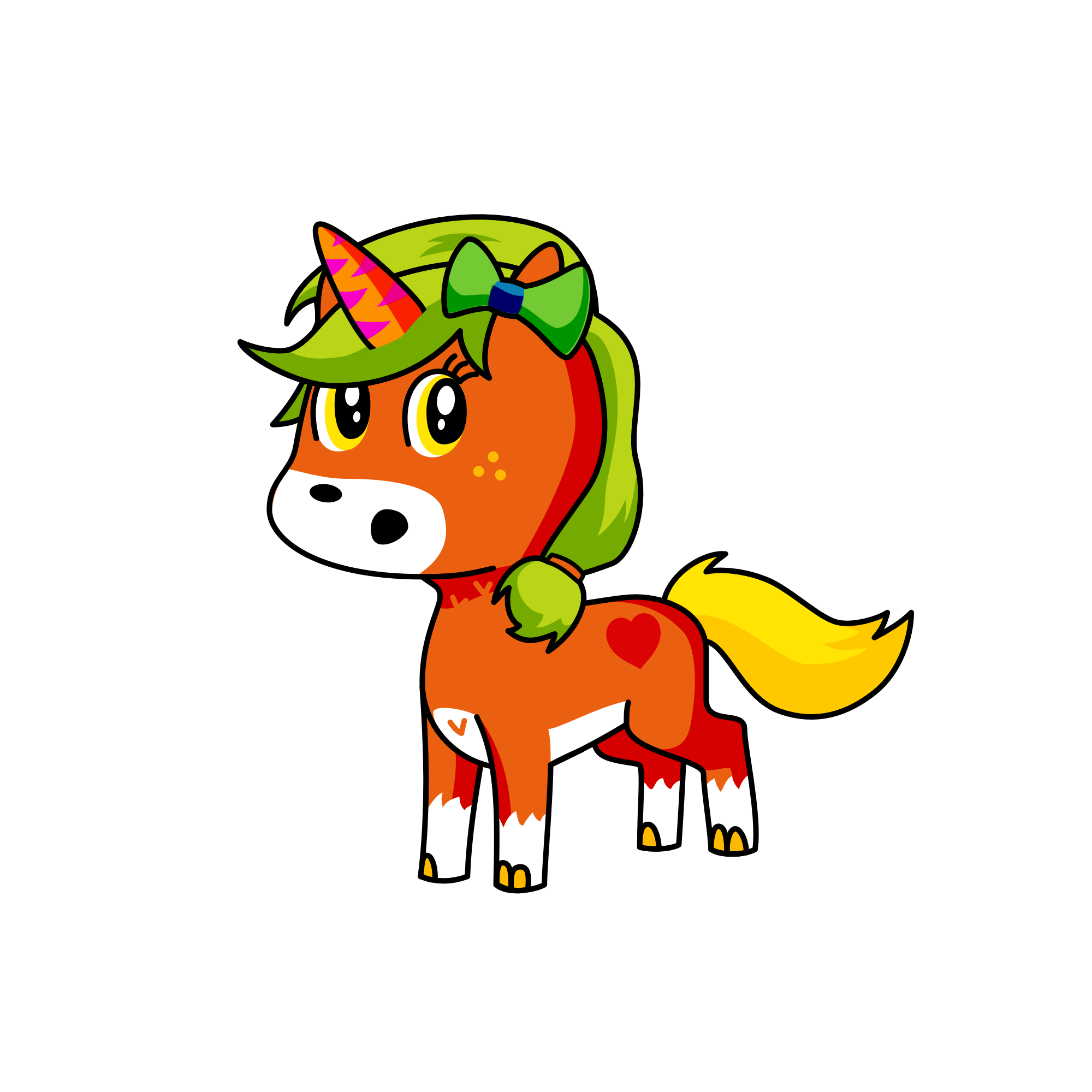 Aj, the unicorn