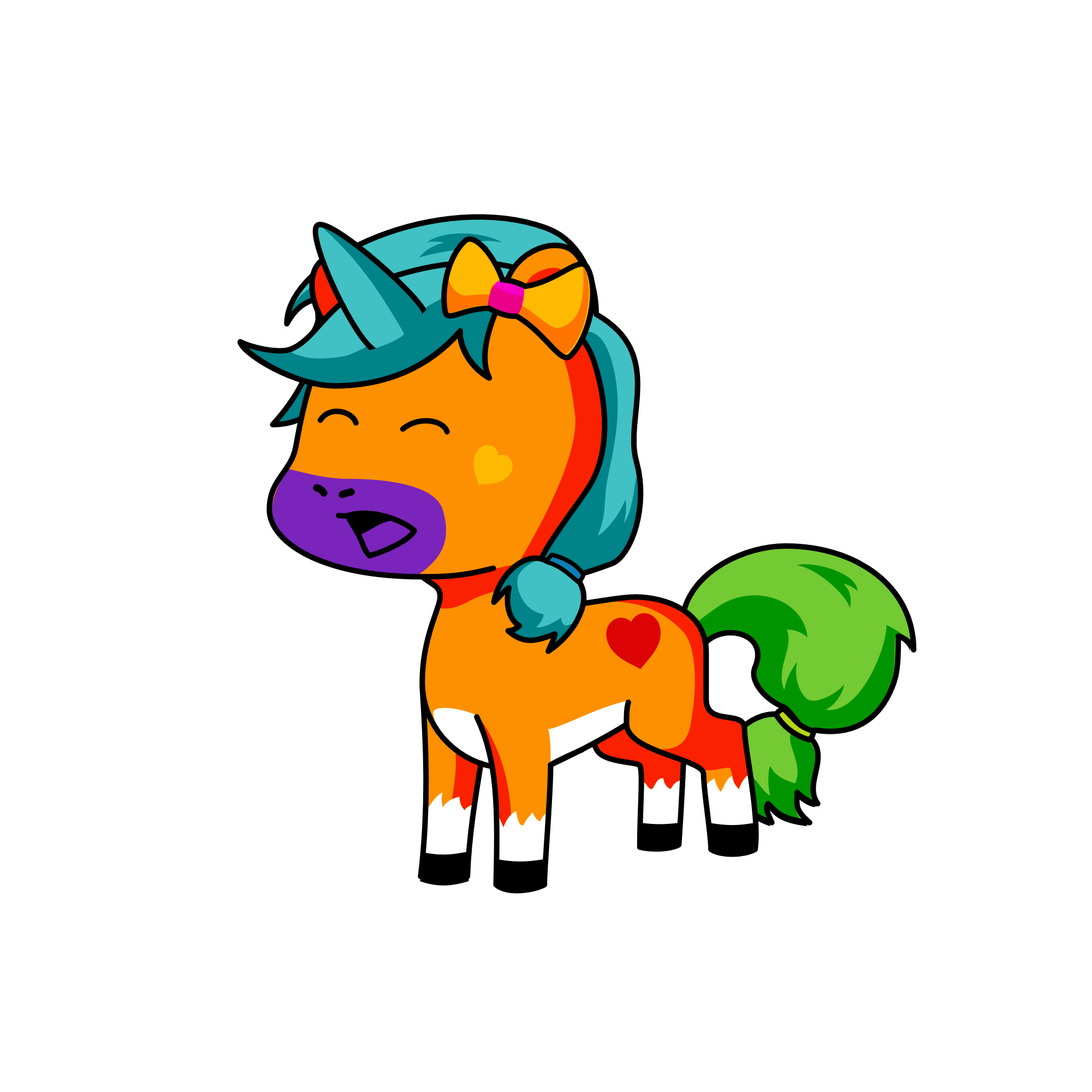 Happy, the unicorn