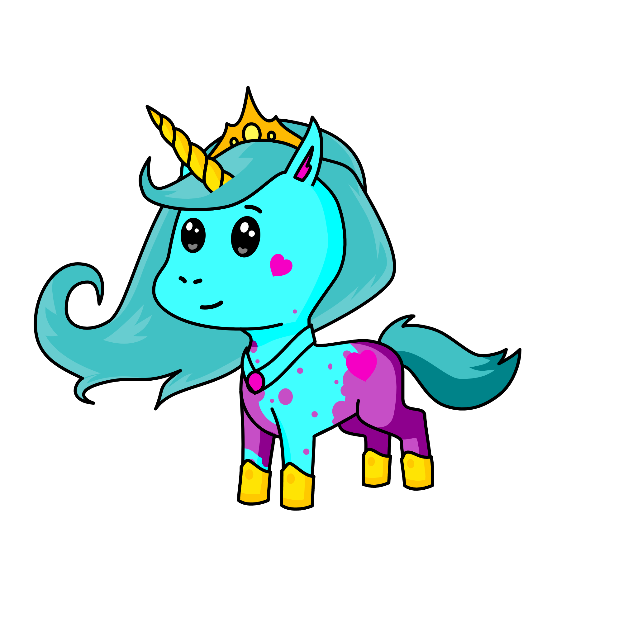 Quean Lilly, the unicorn