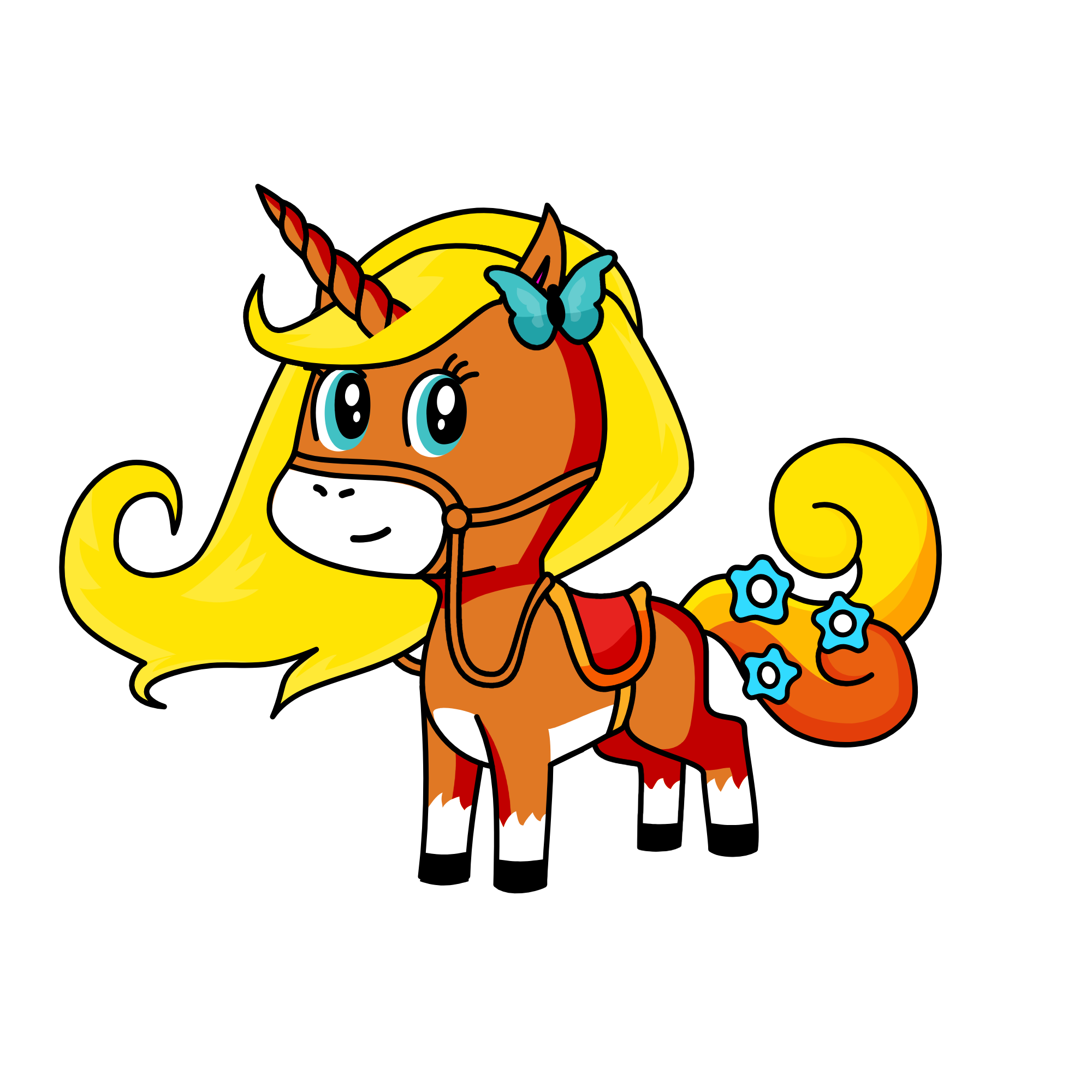 Buttercup, the unicorn