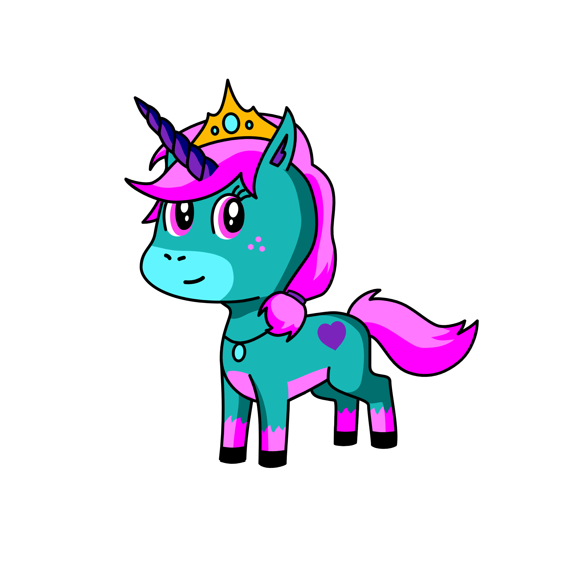 Sweety , the unicorn