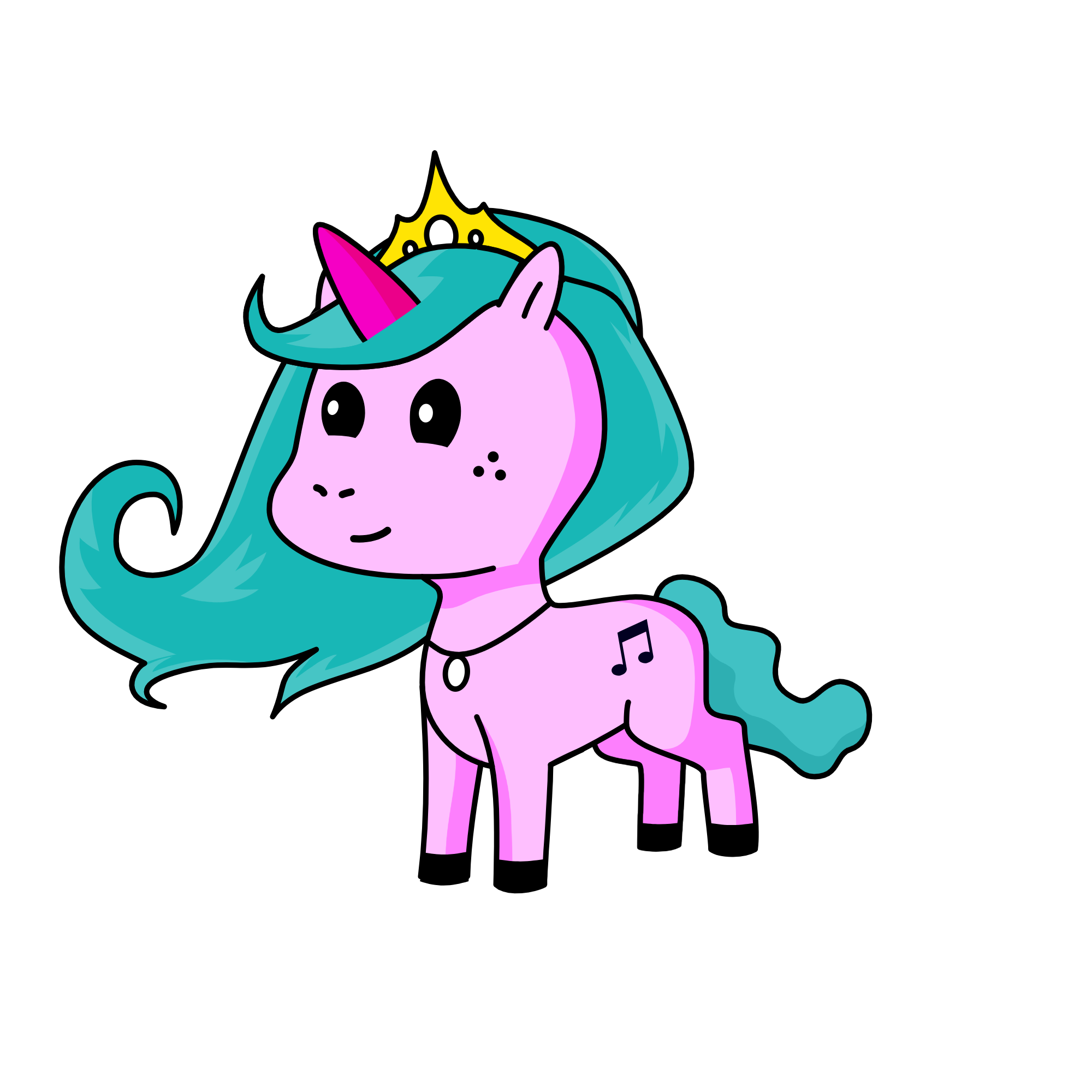Crystal, the unicorn