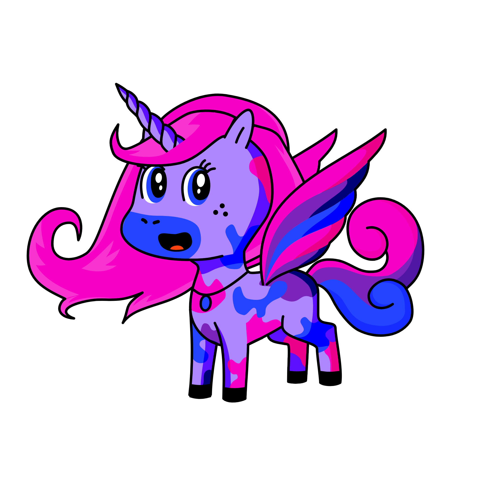 bi pride, the unicorn