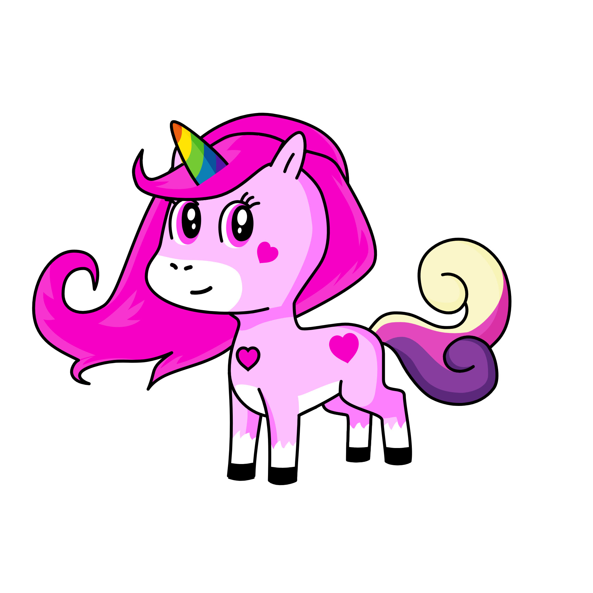 Pinky , the unicorn