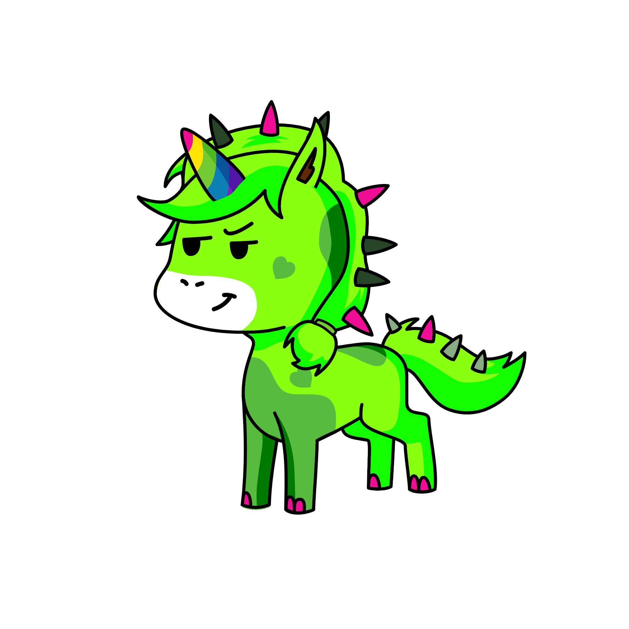 Shucks, the unicorn