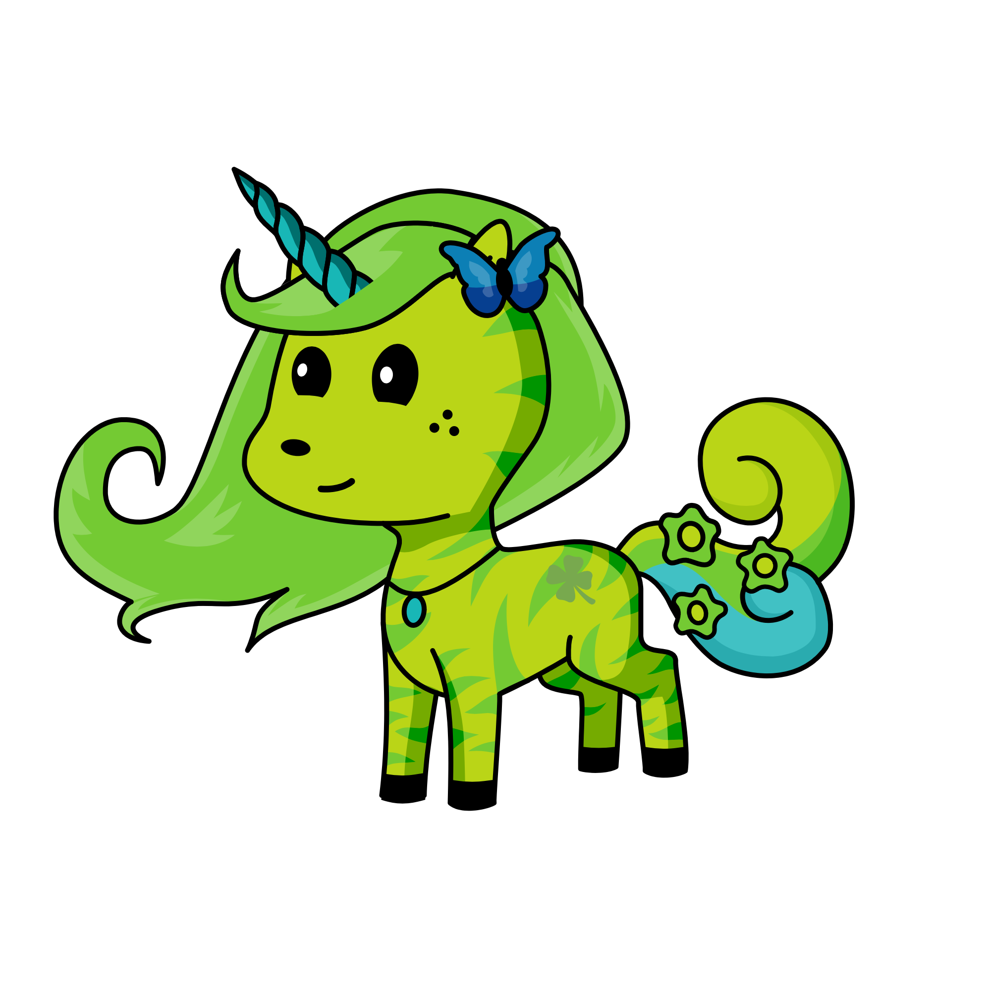 Grassland, the unicorn