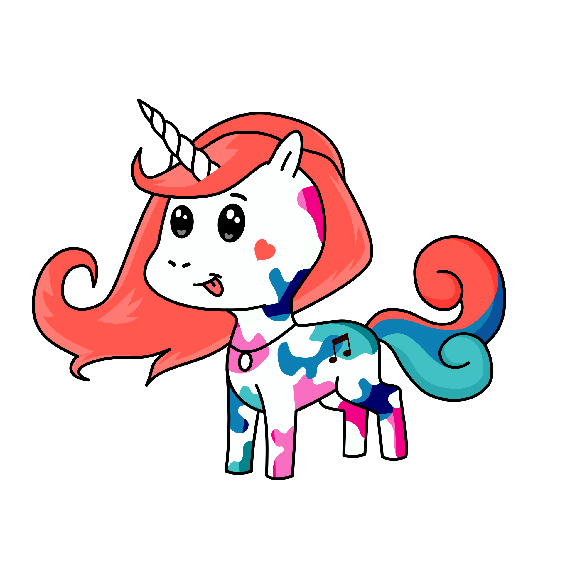 cottan lucy, the unicorn