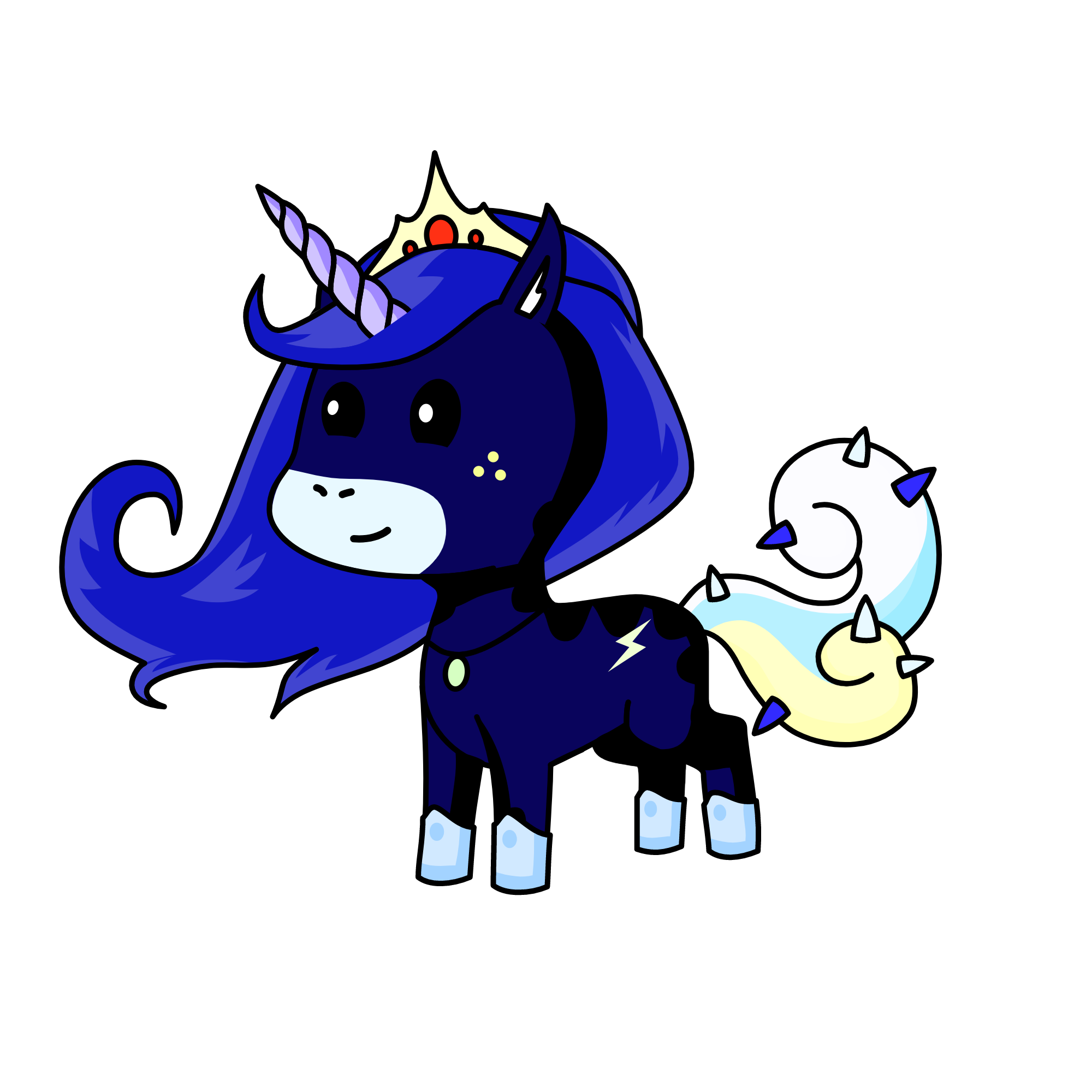 moon, the unicorn