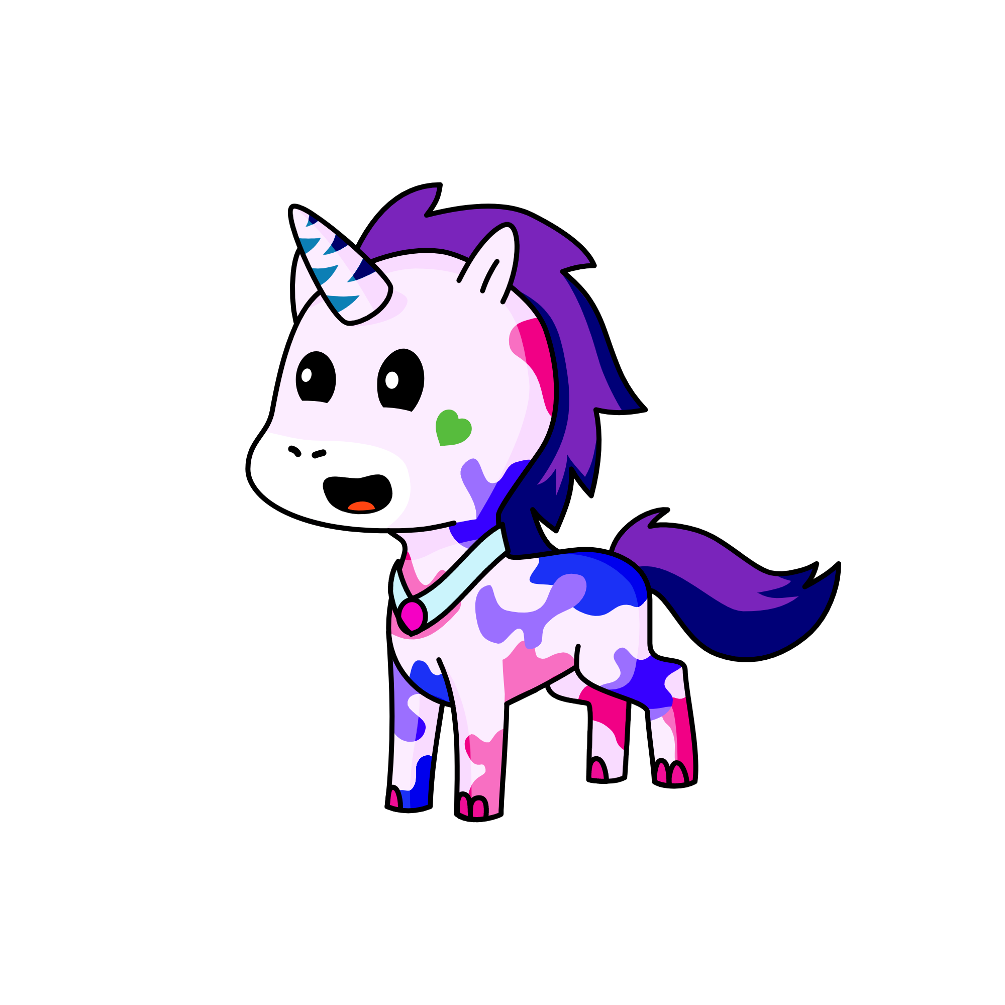 Splatter, the unicorn