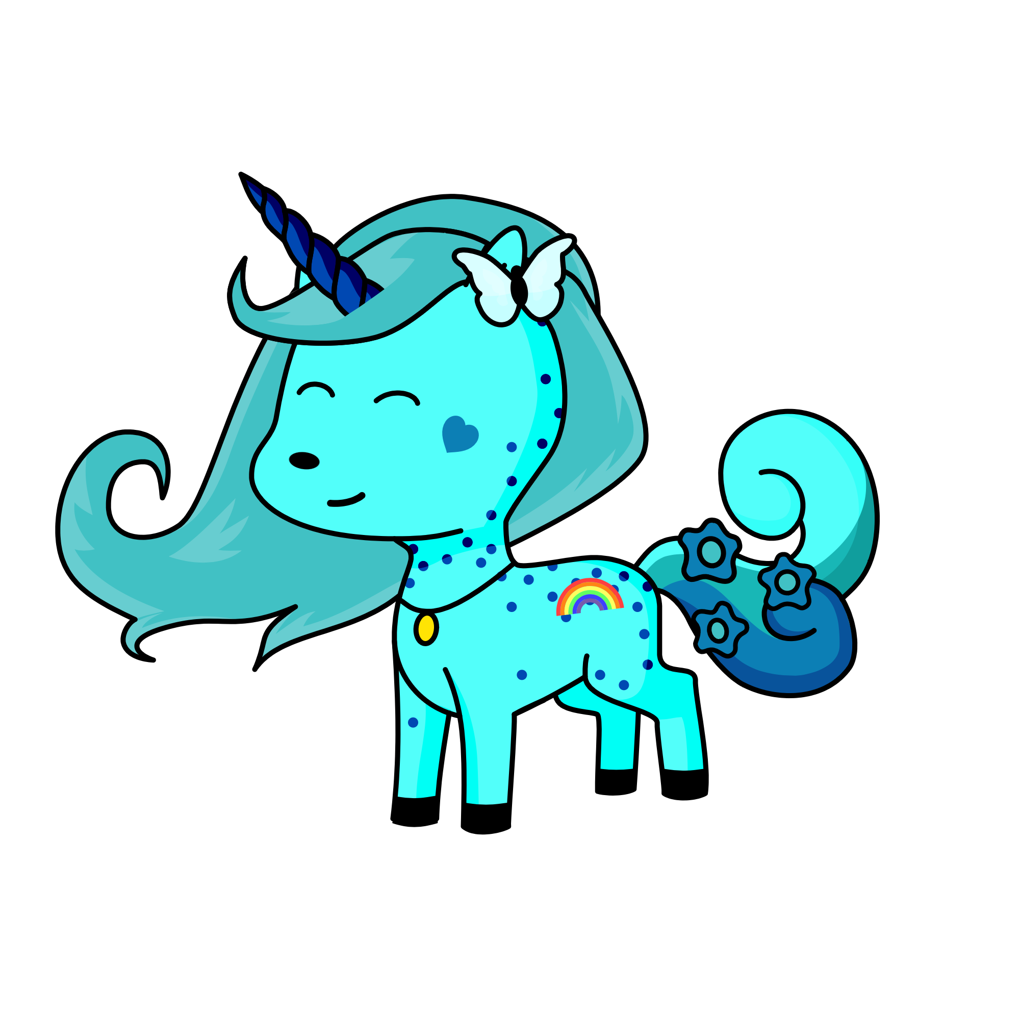 Sky, the unicorn