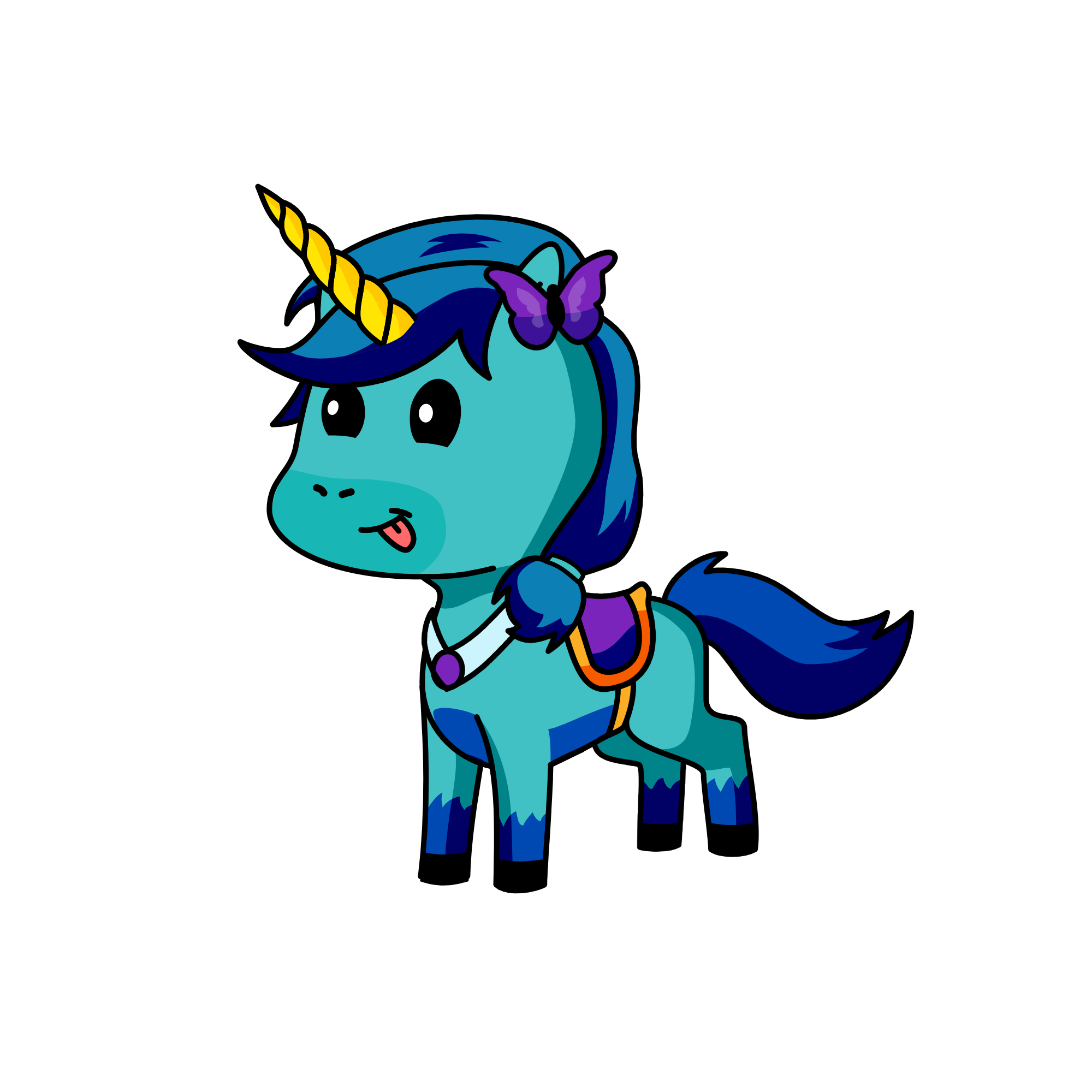 Winter, the unicorn