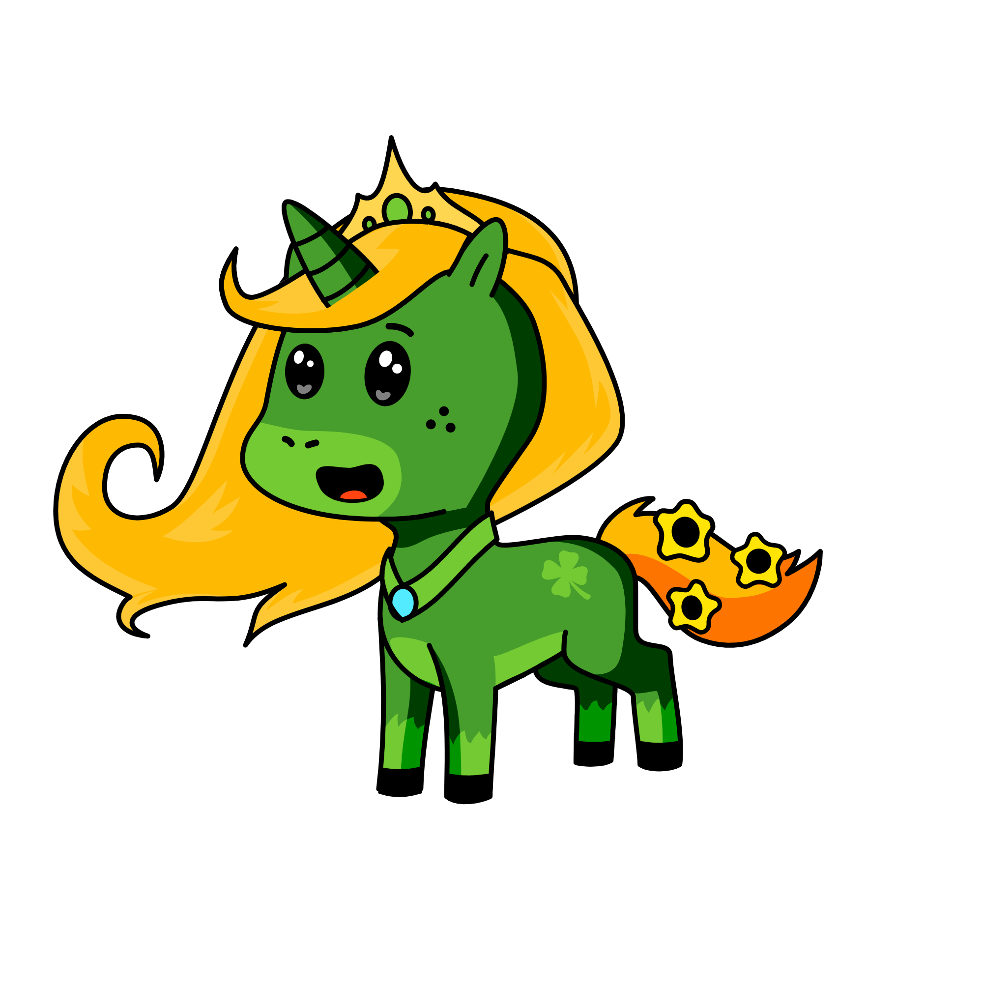 Princesse Landa, the unicorn