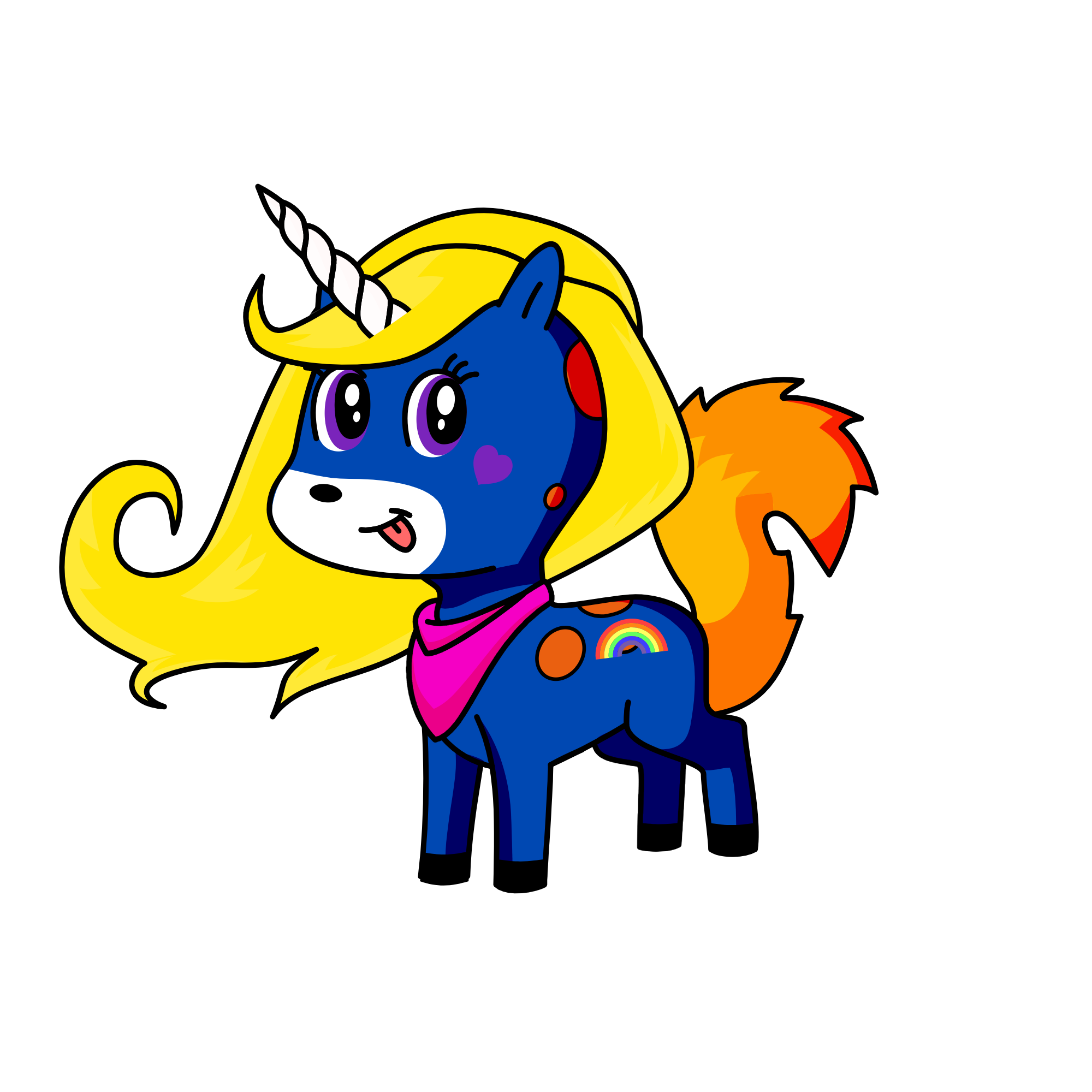 Midnight, the unicorn