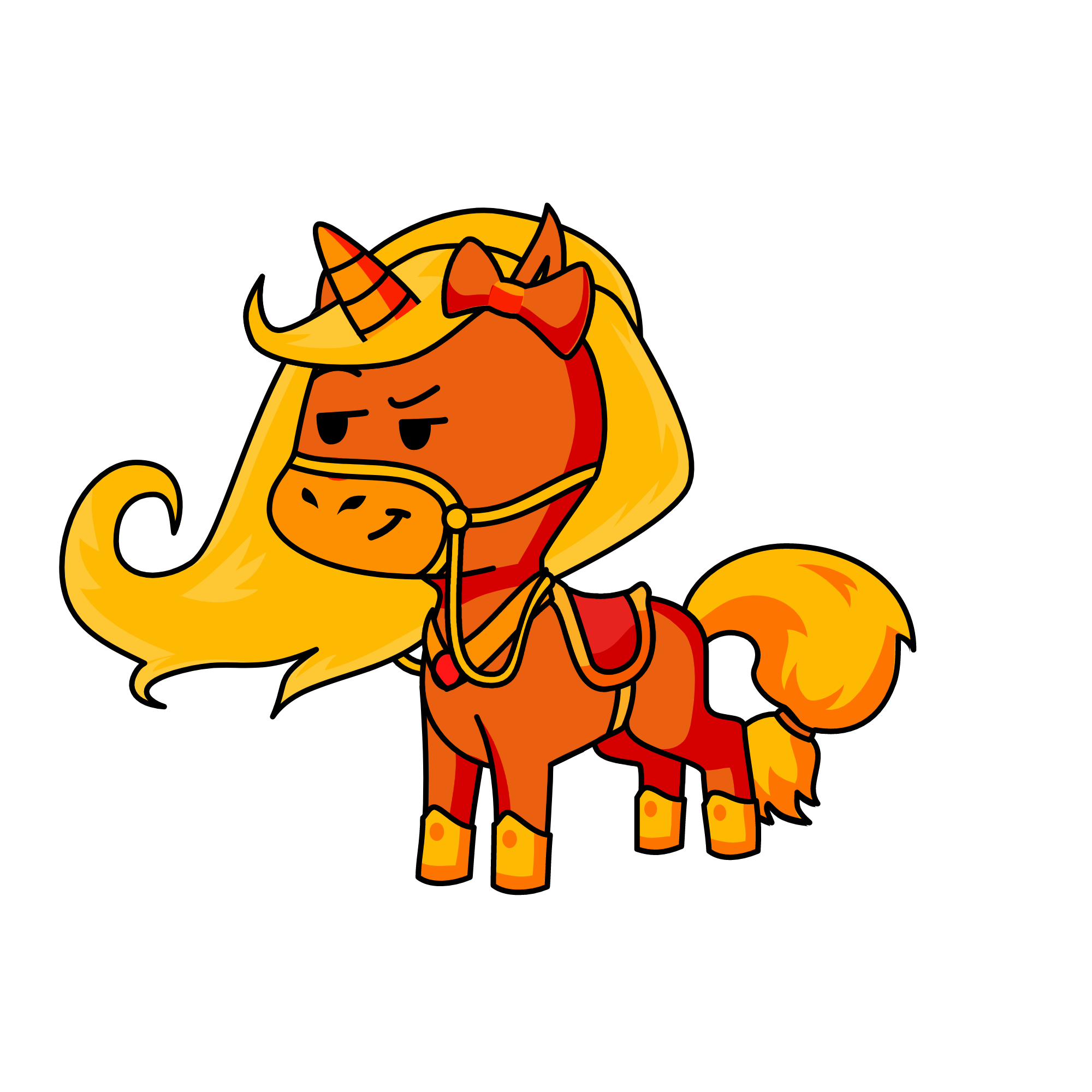 Луч, the unicorn