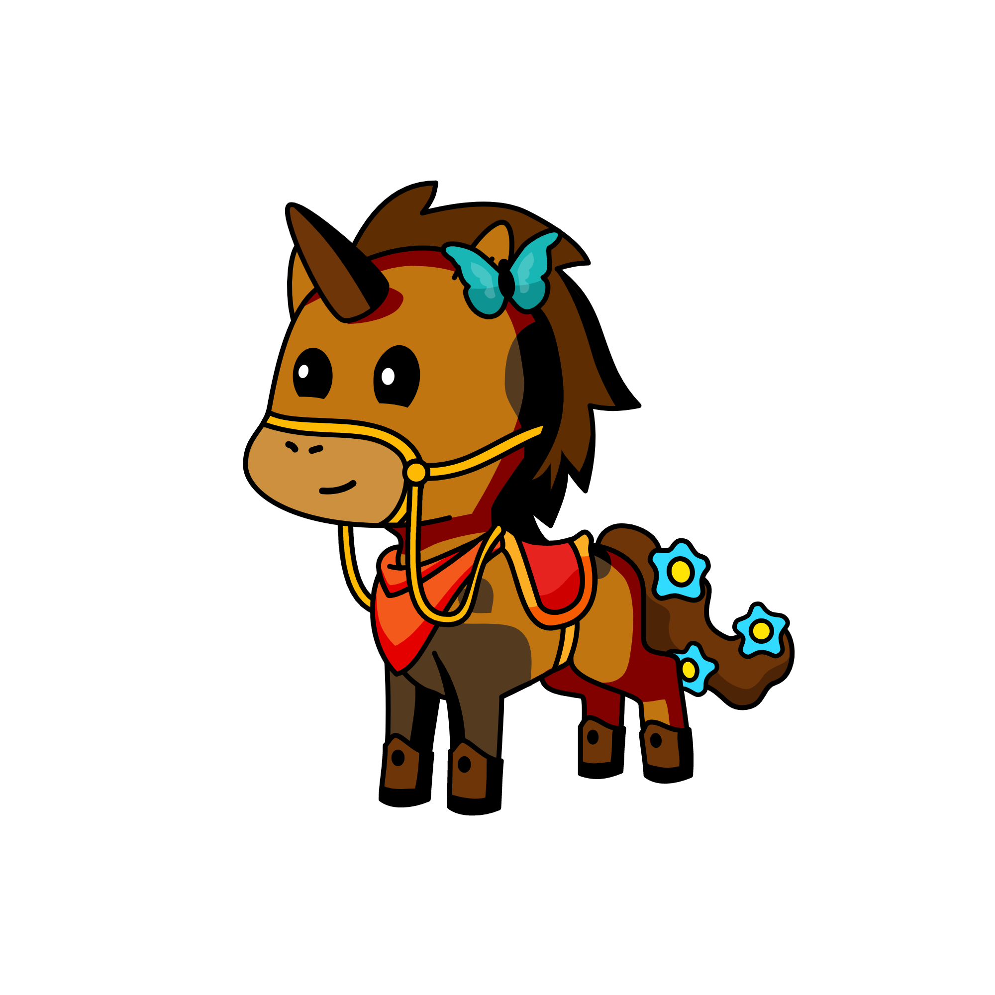 Cowboy, the unicorn