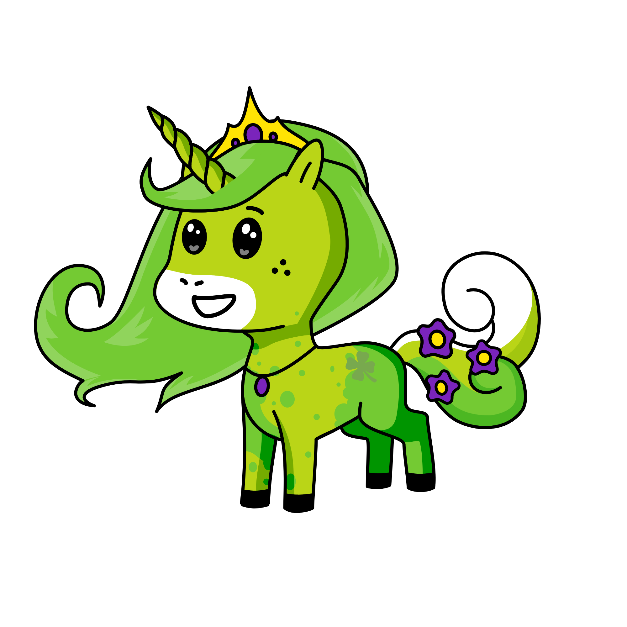 Princess Gardina, the unicorn