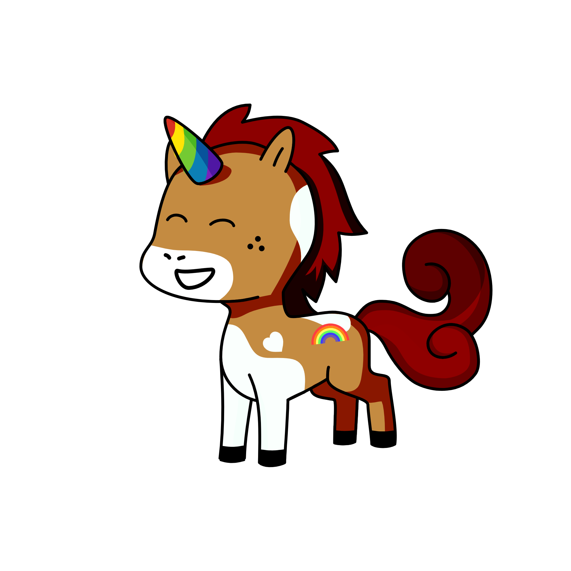 Ink, the unicorn