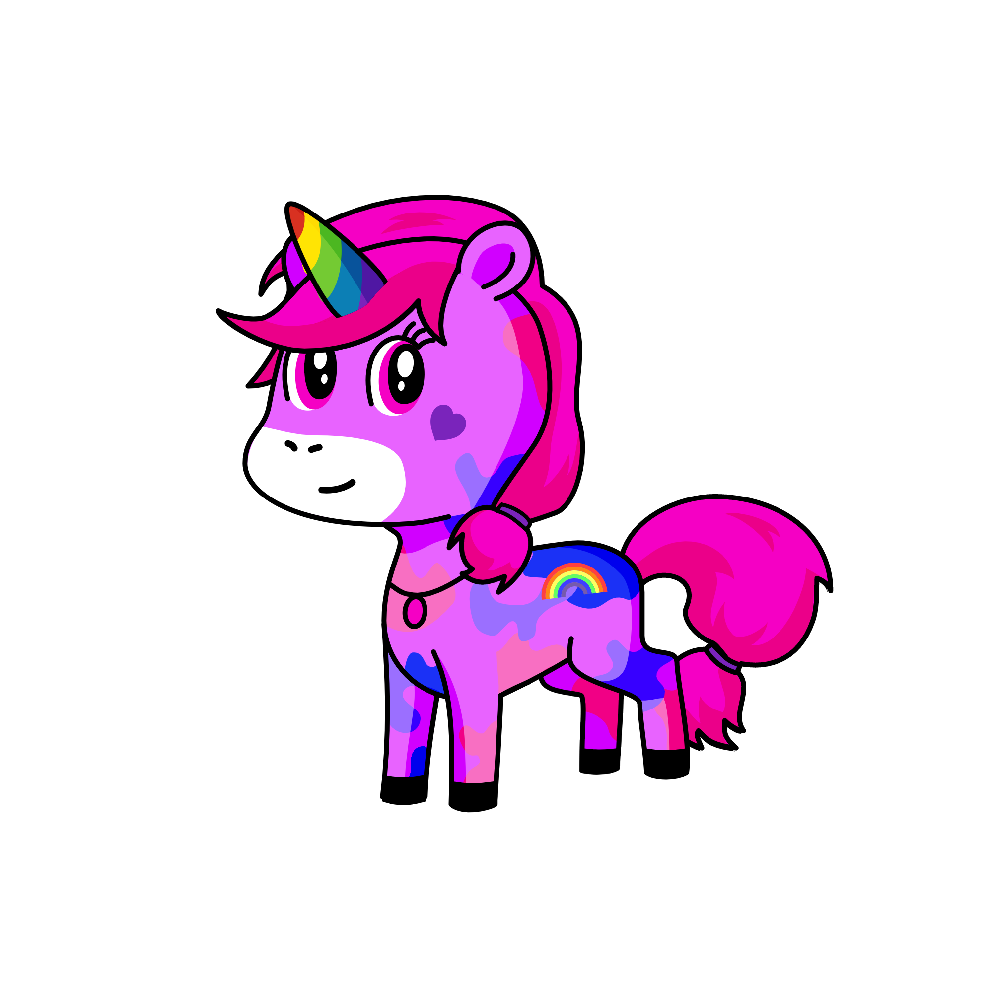 gökkuşağı, the unicorn