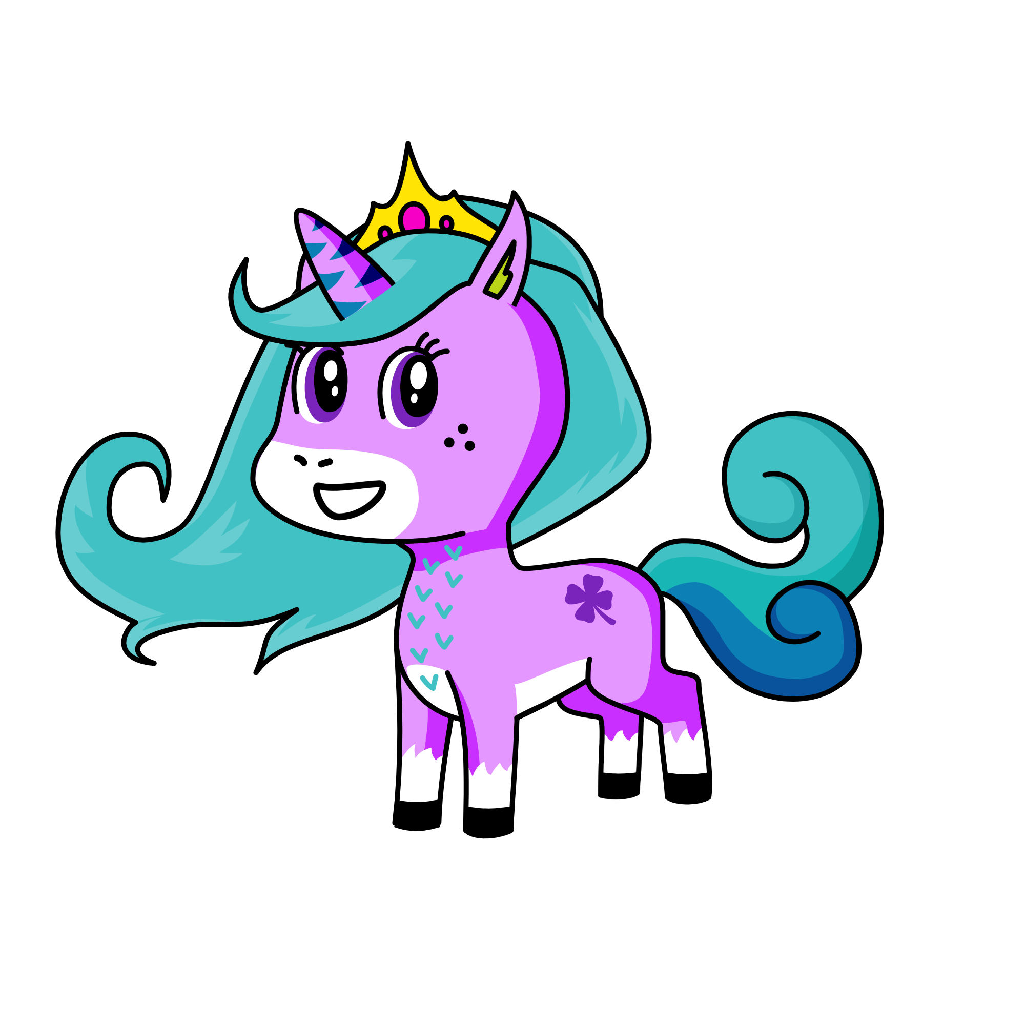 Queen Lily! the nicest, most caring, most helpful unicorn of all time!!!!!!!!!!!, the unicorn