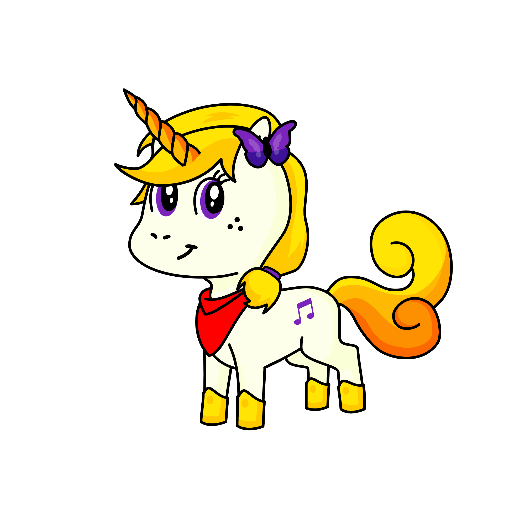 Sophia, the unicorn