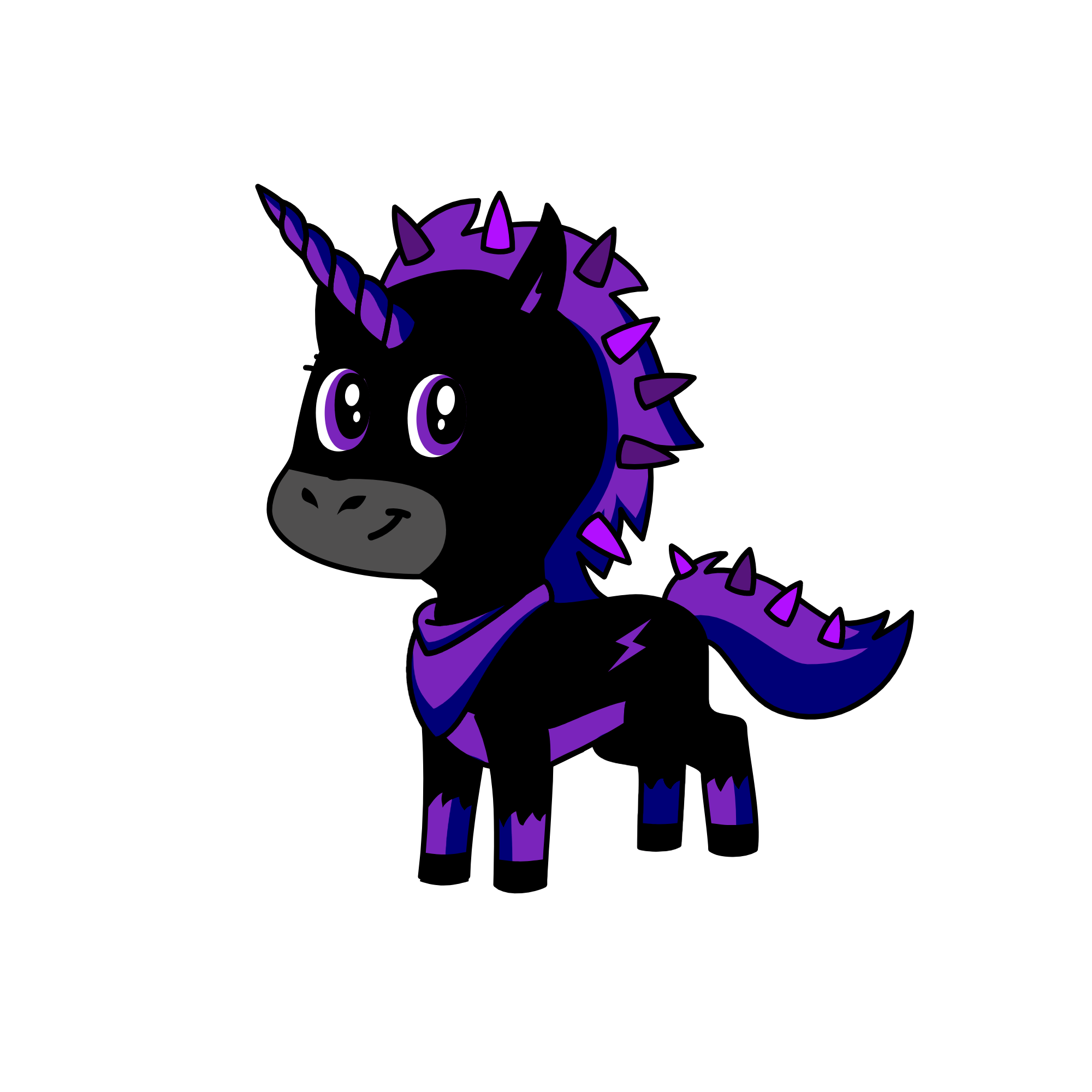 Majesty Midnight Moon, the unicorn