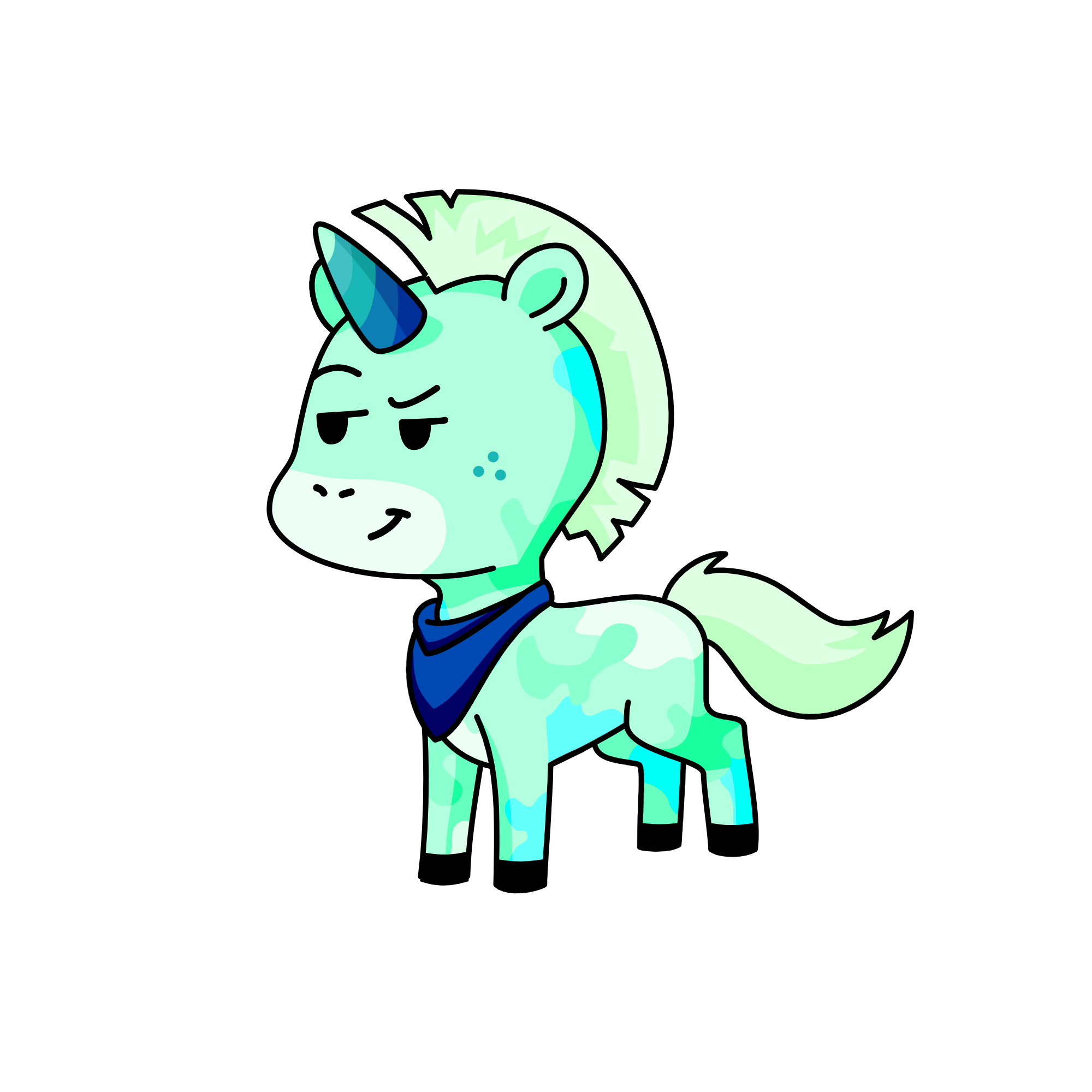 Sea Foam, the unicorn