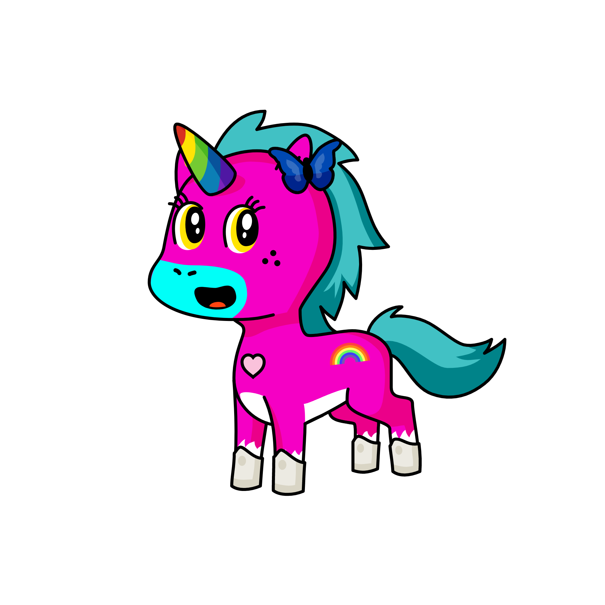 pompom, the unicorn
