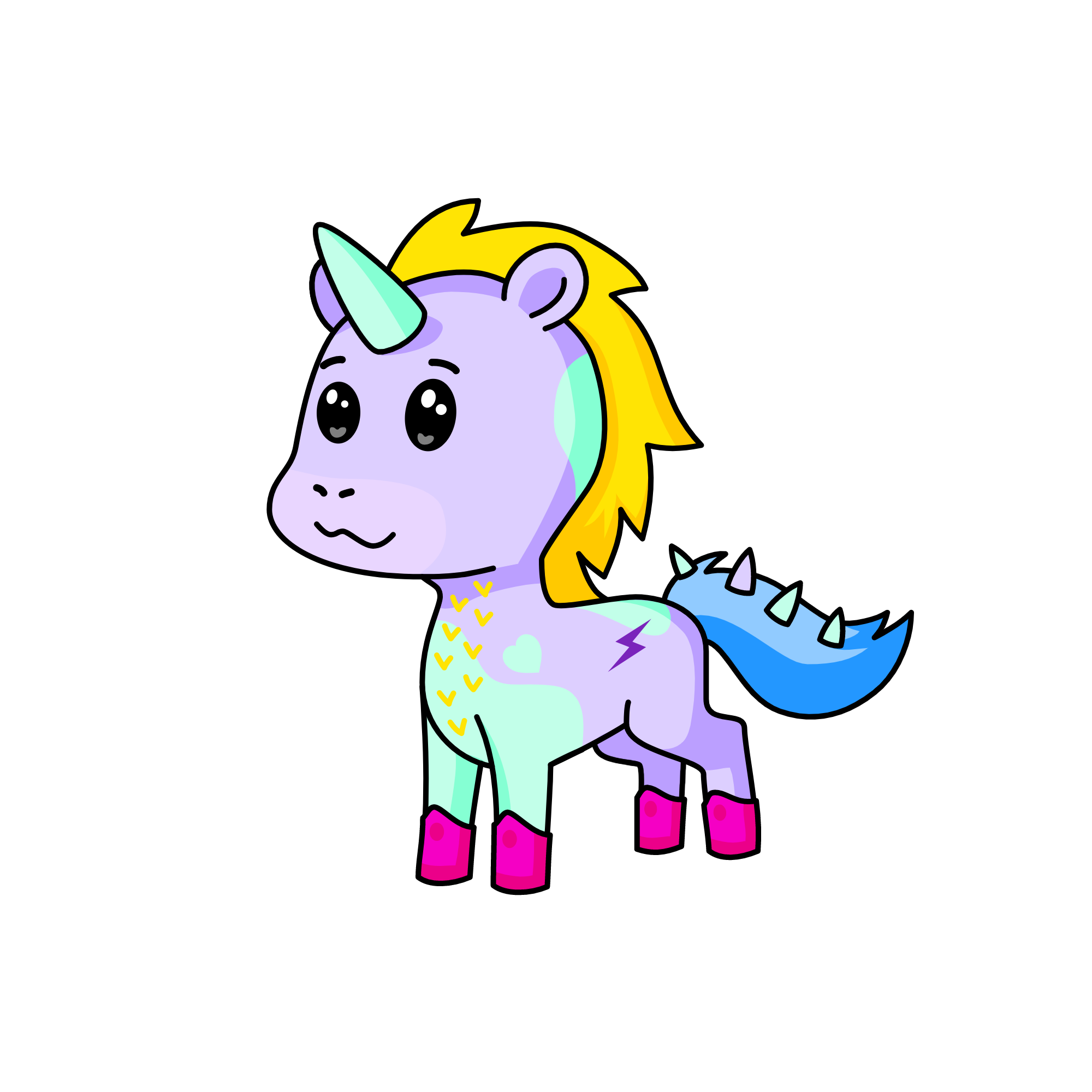 D King, the unicorn