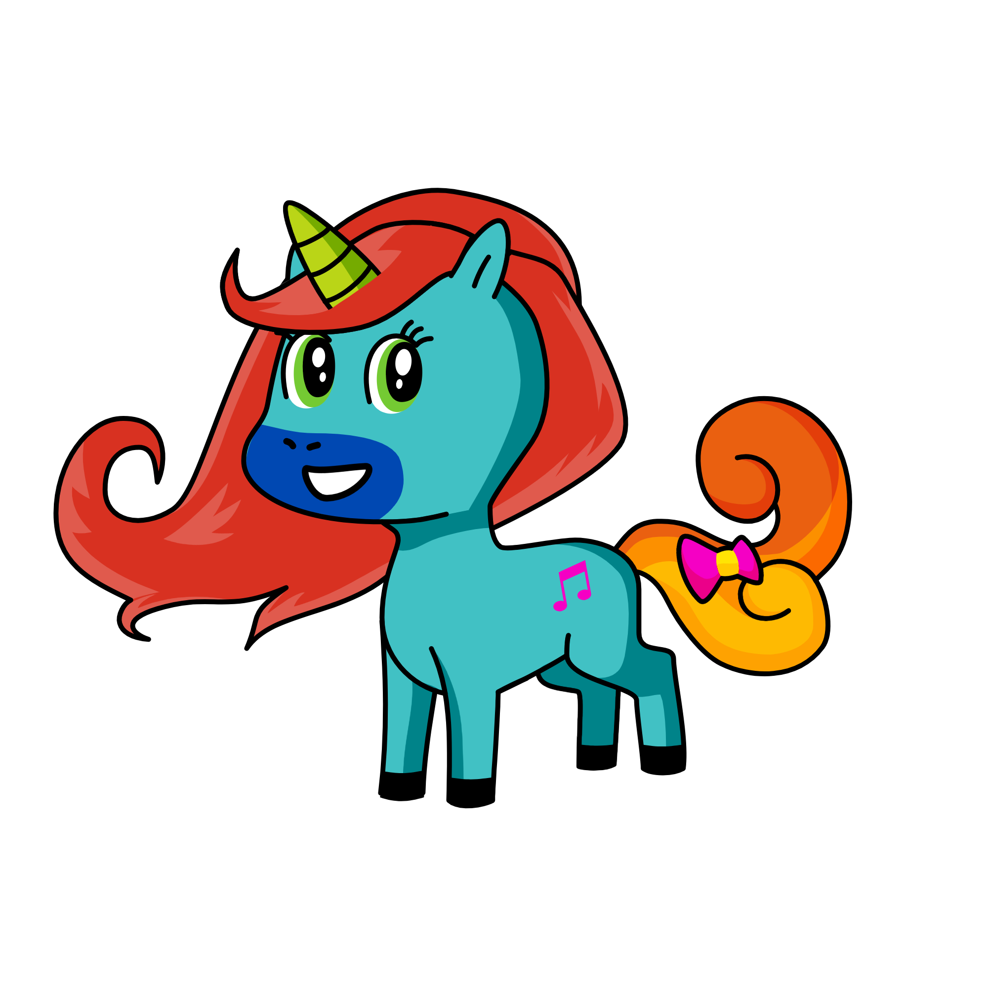 rainbow, the unicorn