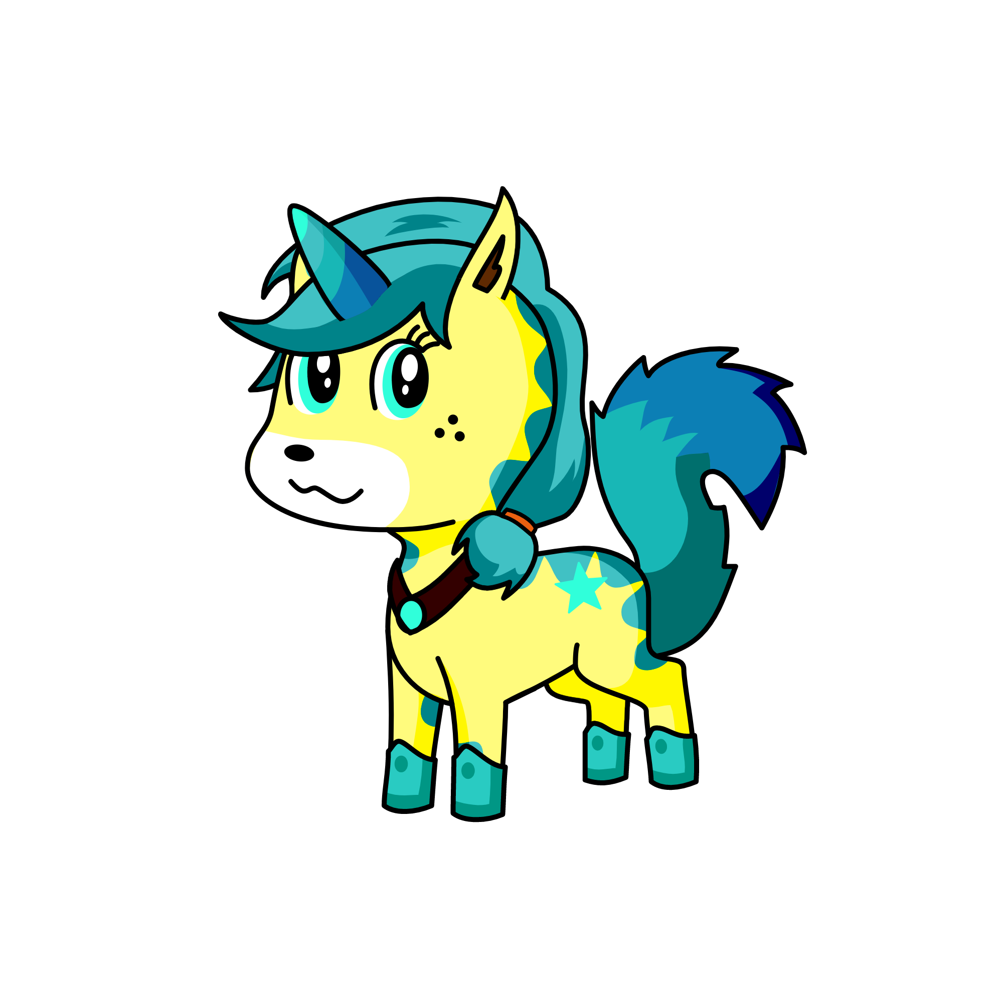 hatsune miku, the unicorn