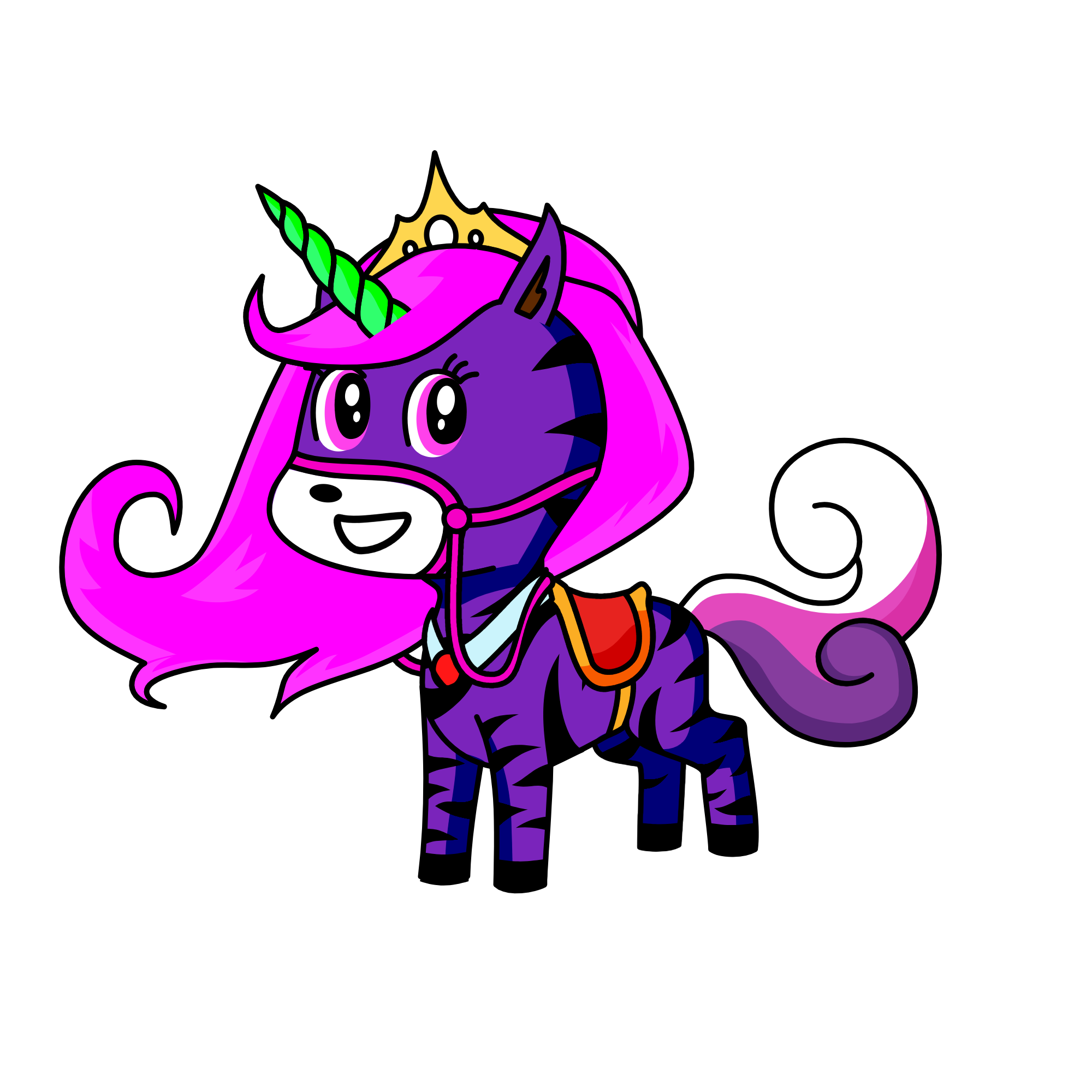 Pinkoli, the unicorn