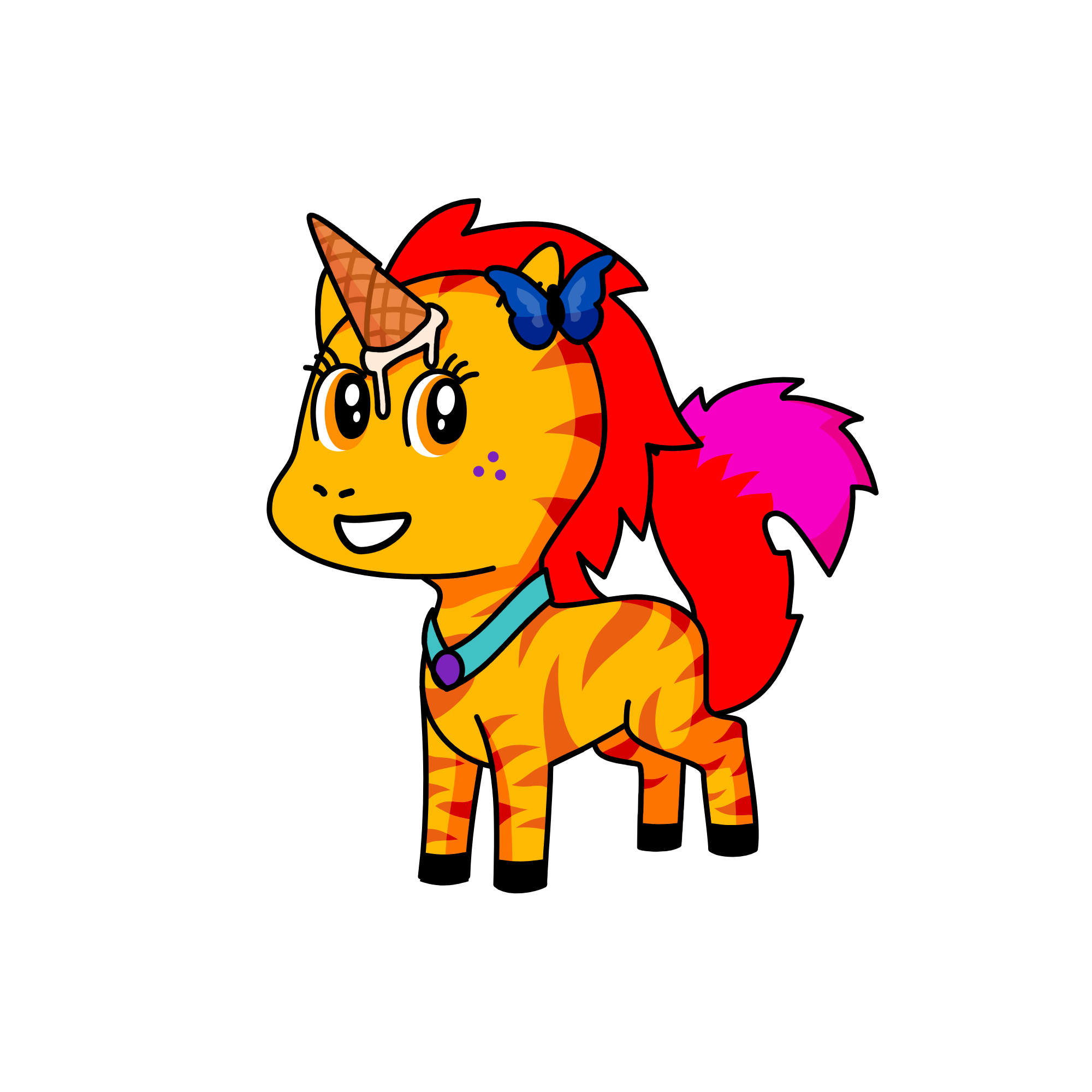 Yum Yum, the unicorn