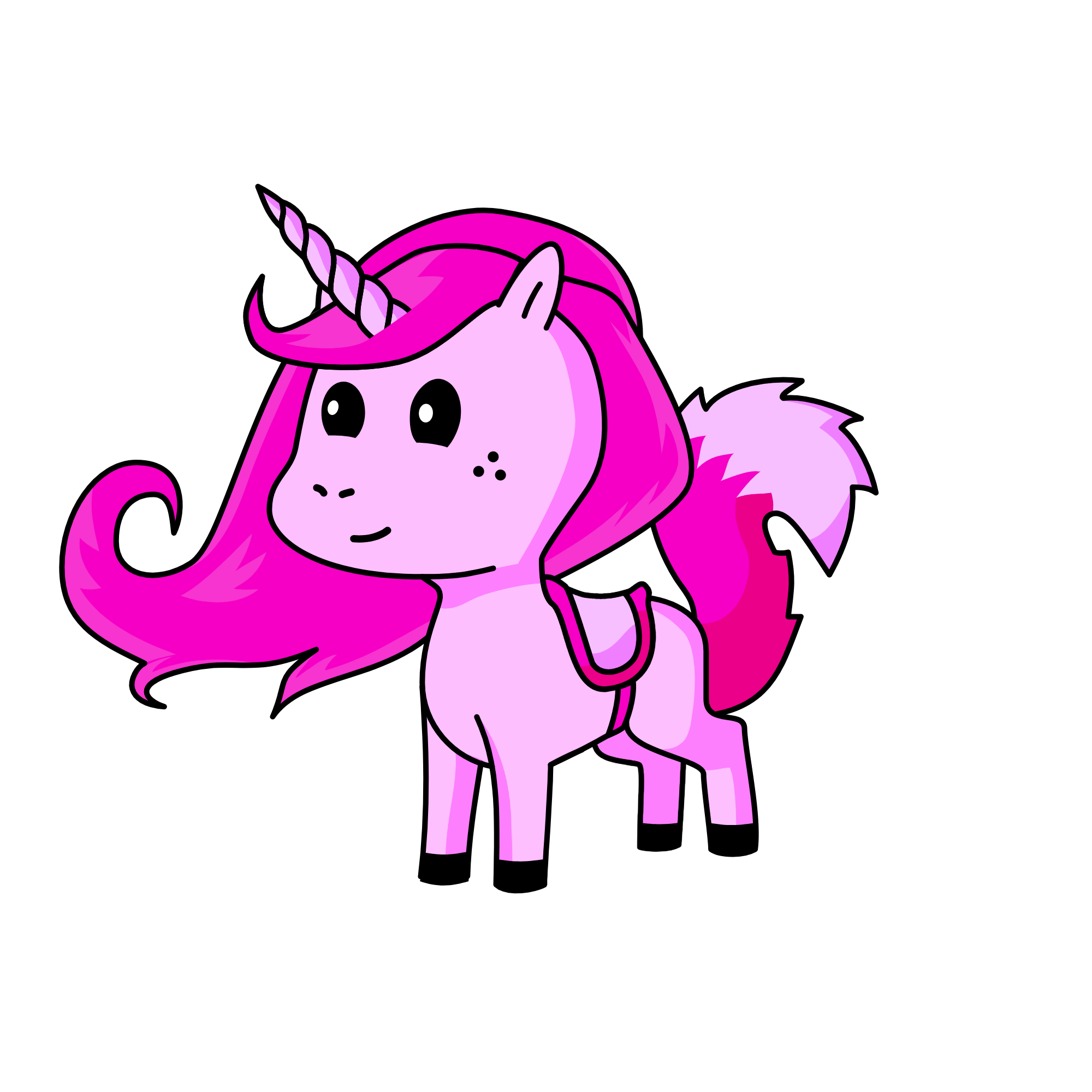 Pinky, the unicorn