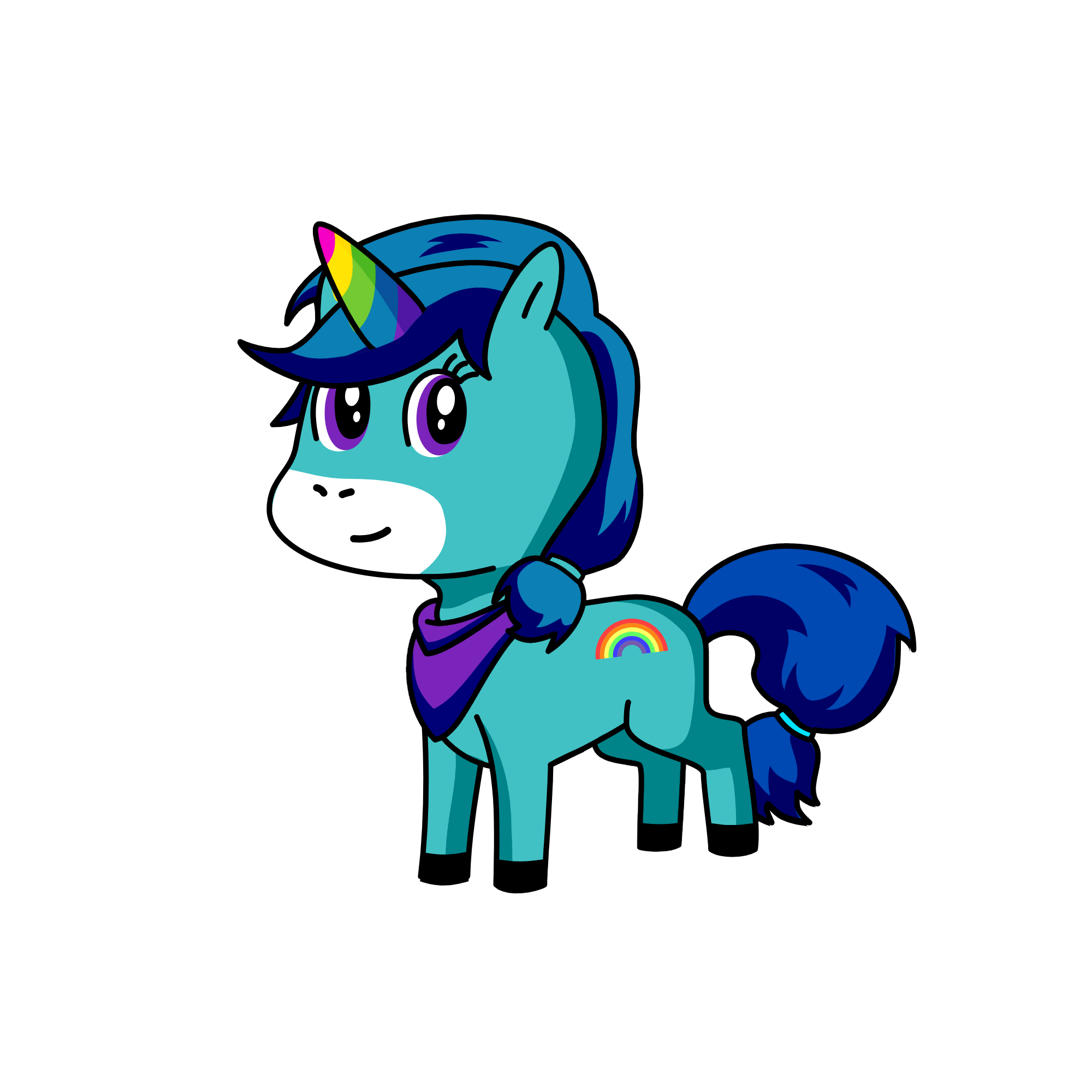 Sky, the unicorn