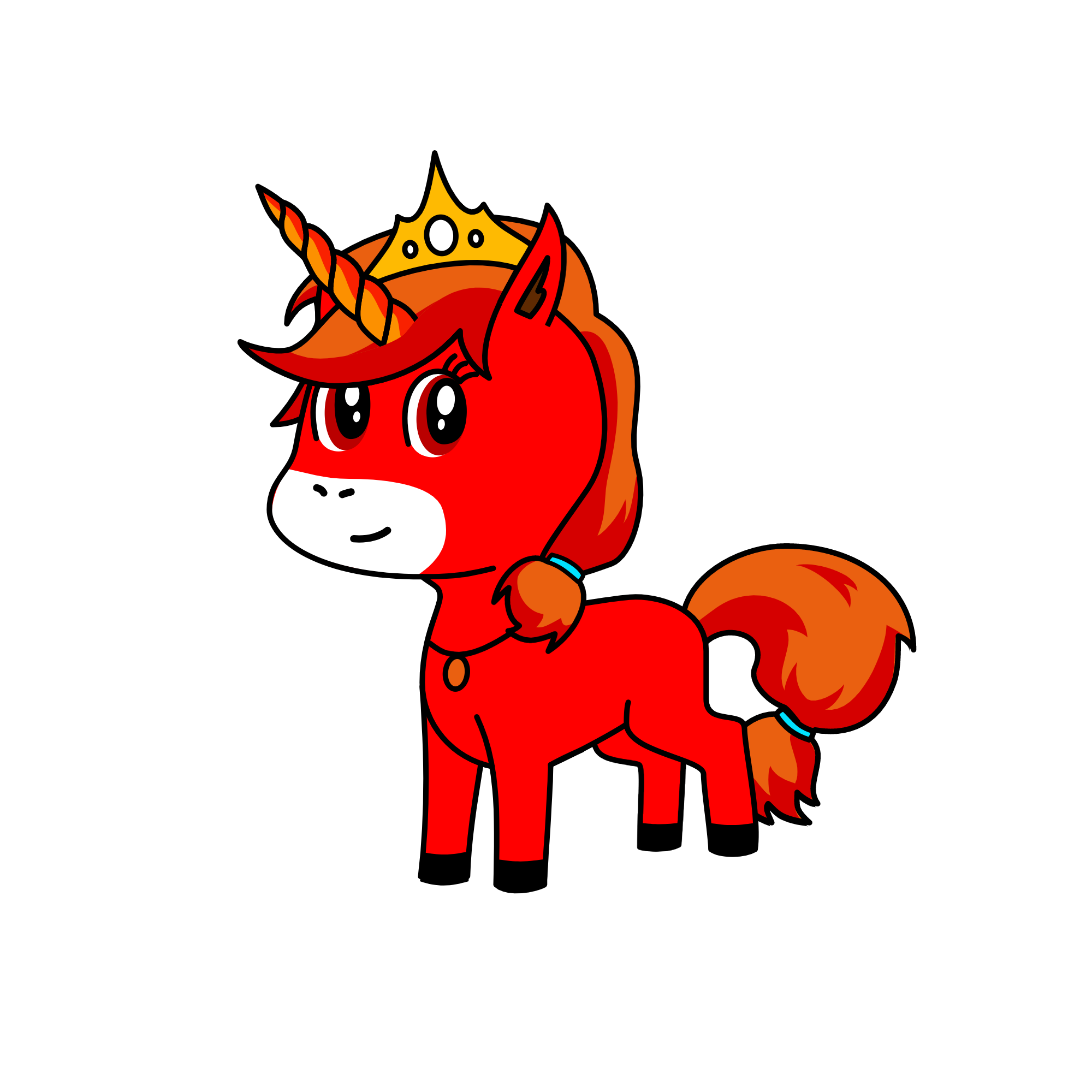 Flame, the unicorn