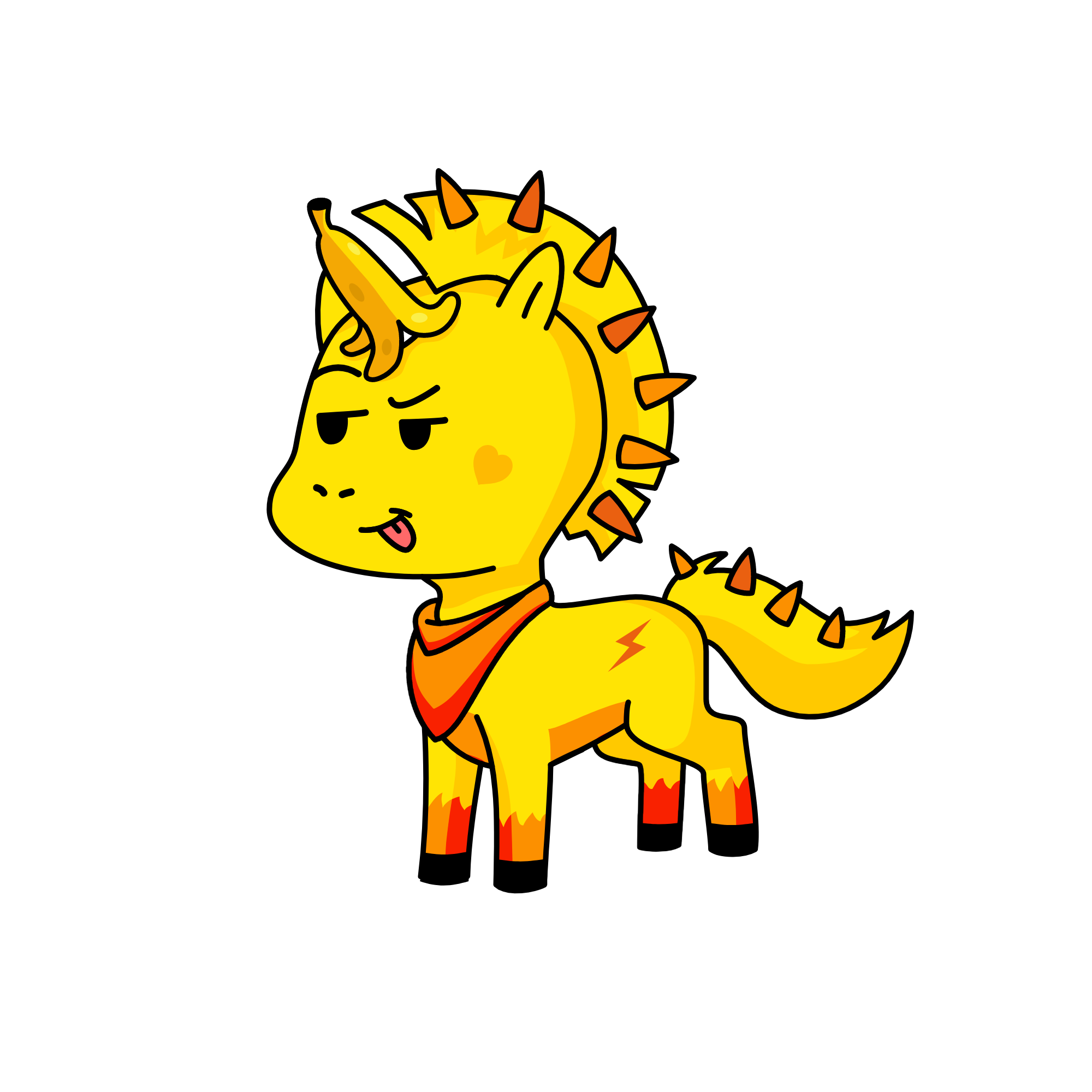 banana, the unicorn