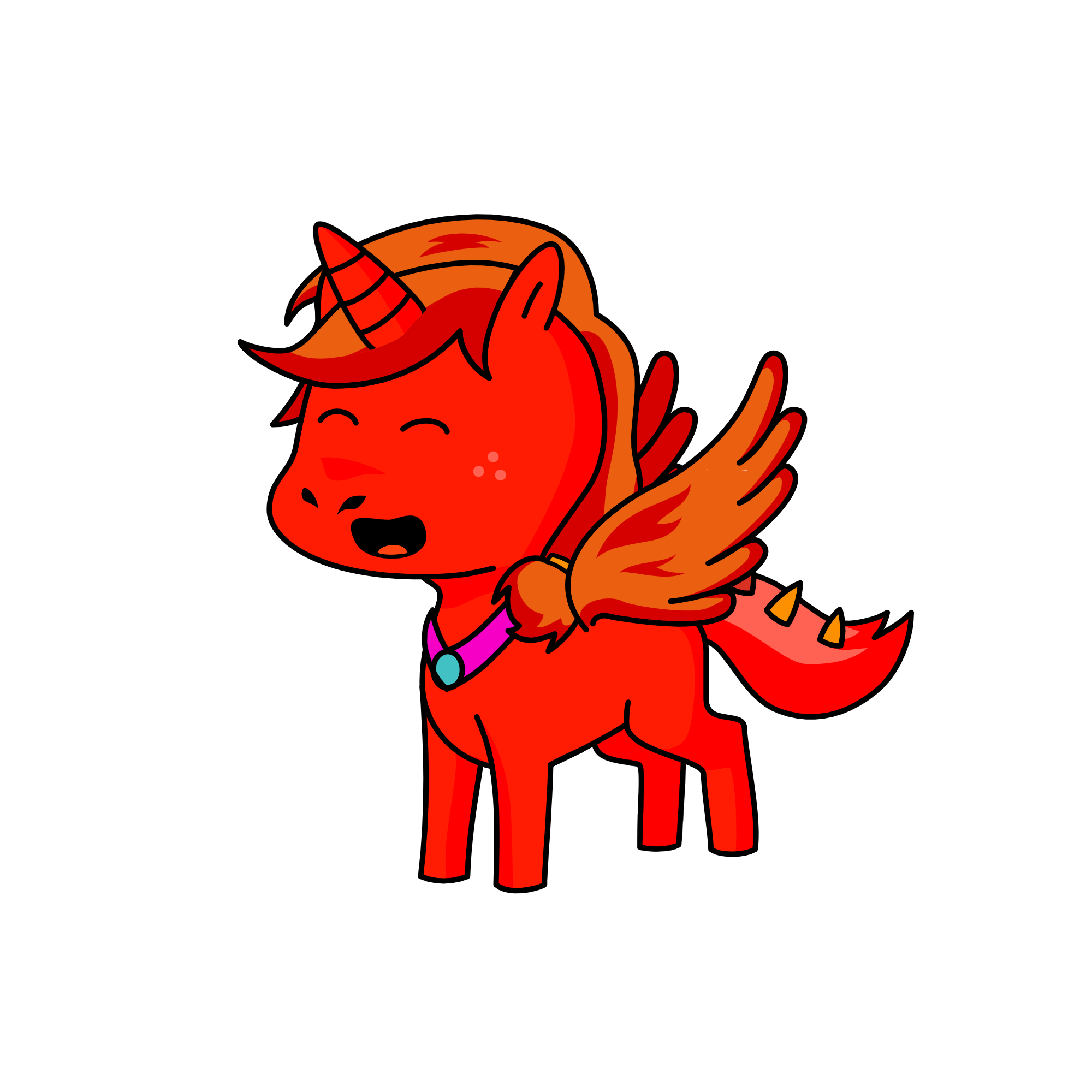 fire, the unicorn